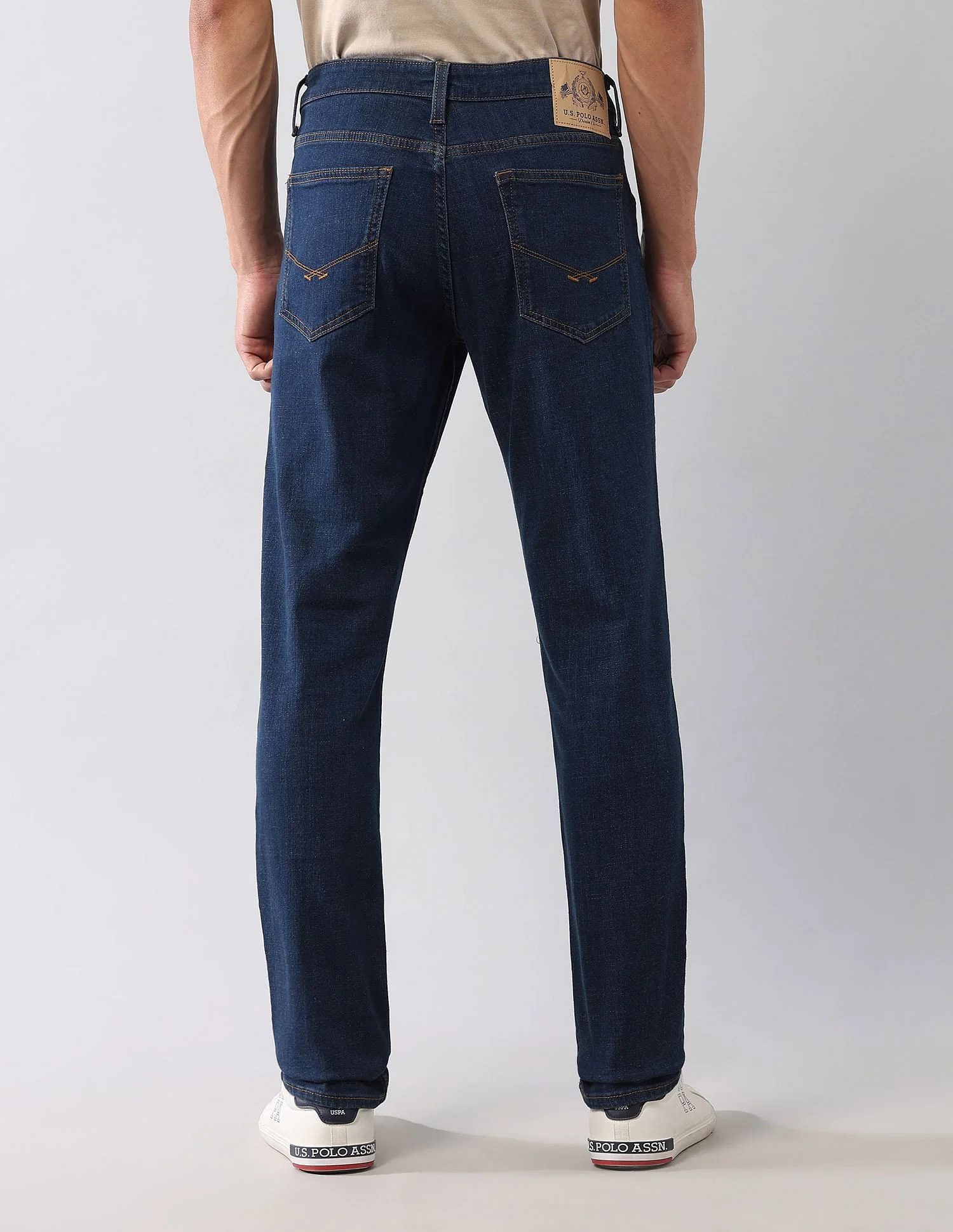Brandon Slim Tapered Fit Blue Jeans - Image 5