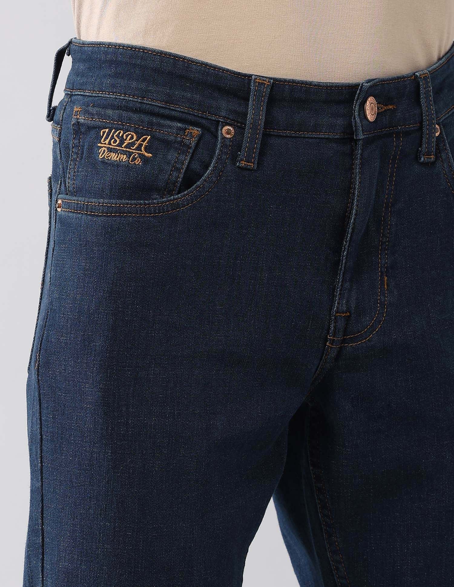 Brandon Slim Tapered Fit Blue Jeans - Image 7