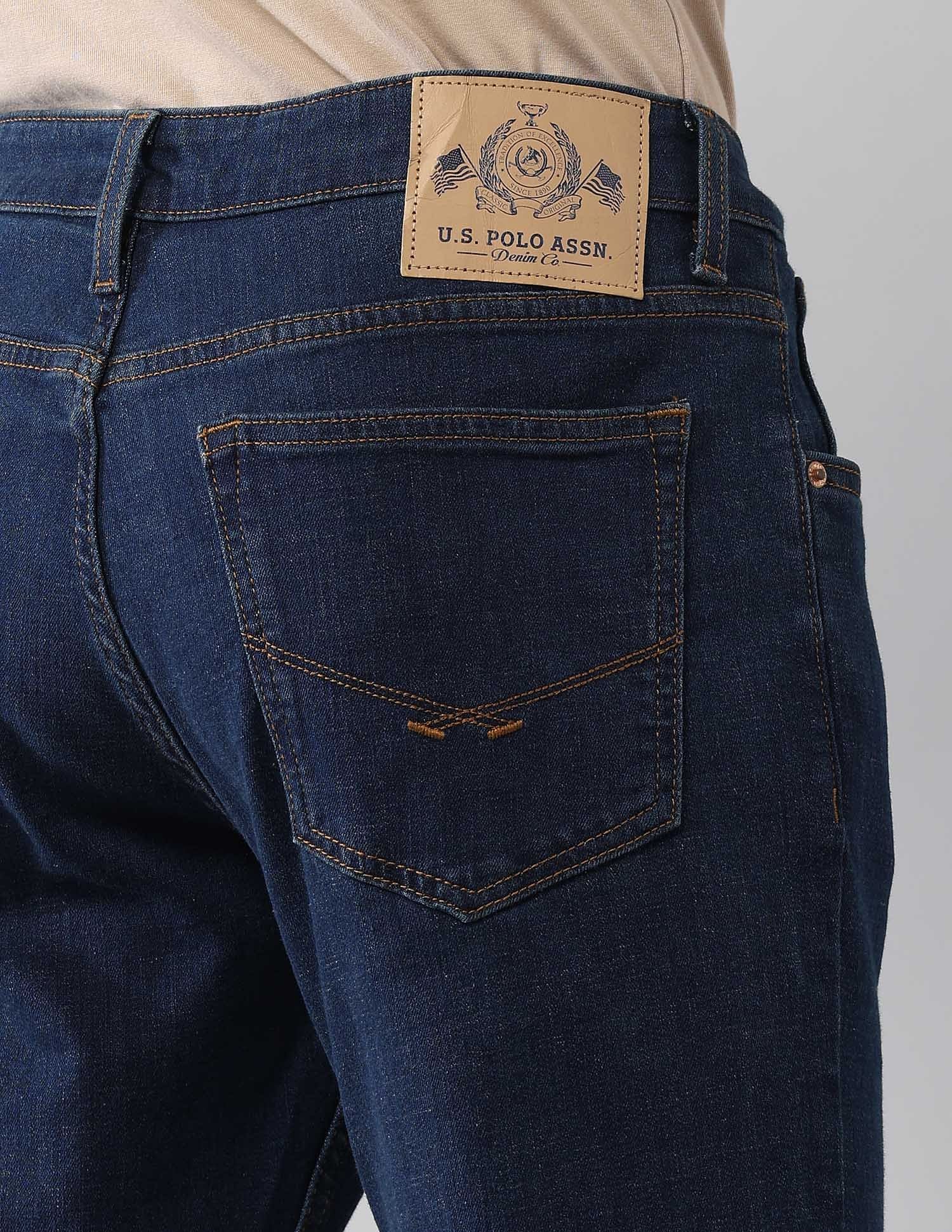 Brandon Slim Tapered Fit Blue Jeans - Image 8
