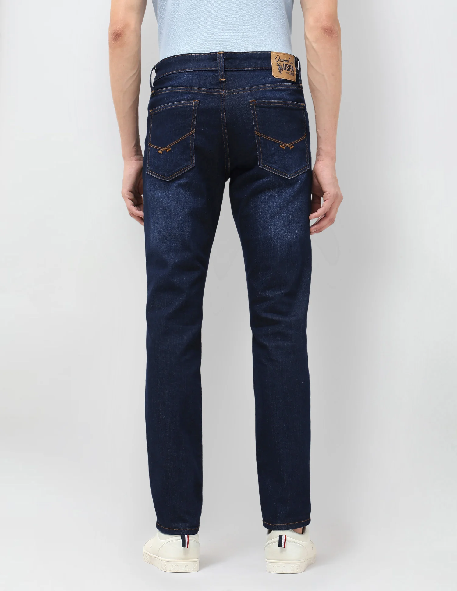 Brandon Slim Tapered Fit Blue Jeans - Image 5