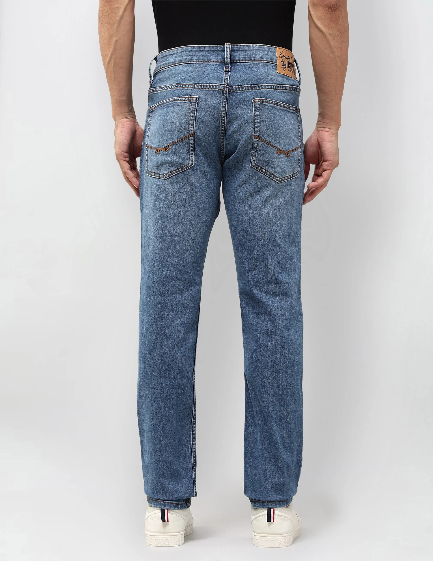Brandon Slim Tapered Fit Blue Jeans - Image 5