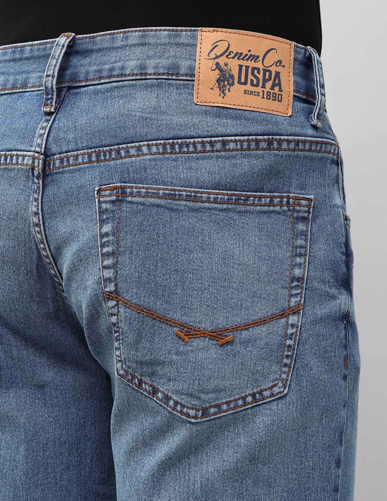 Brandon Slim Tapered Fit Blue Jeans - Image 8
