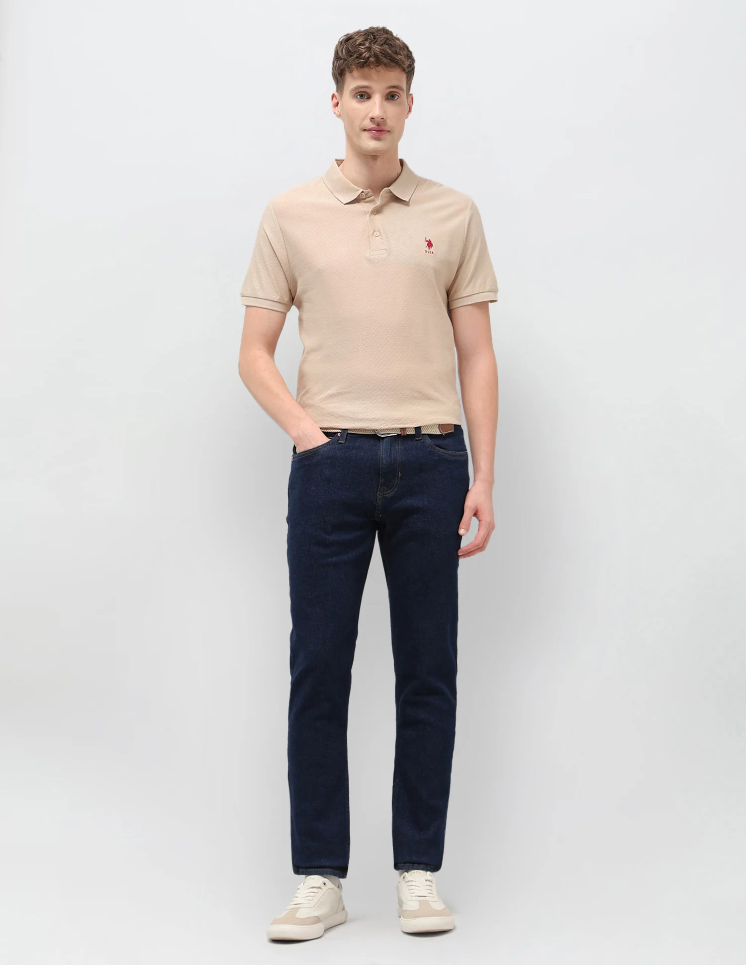 Brandon Slim Tapered Fit Blue Jeans - Image 3