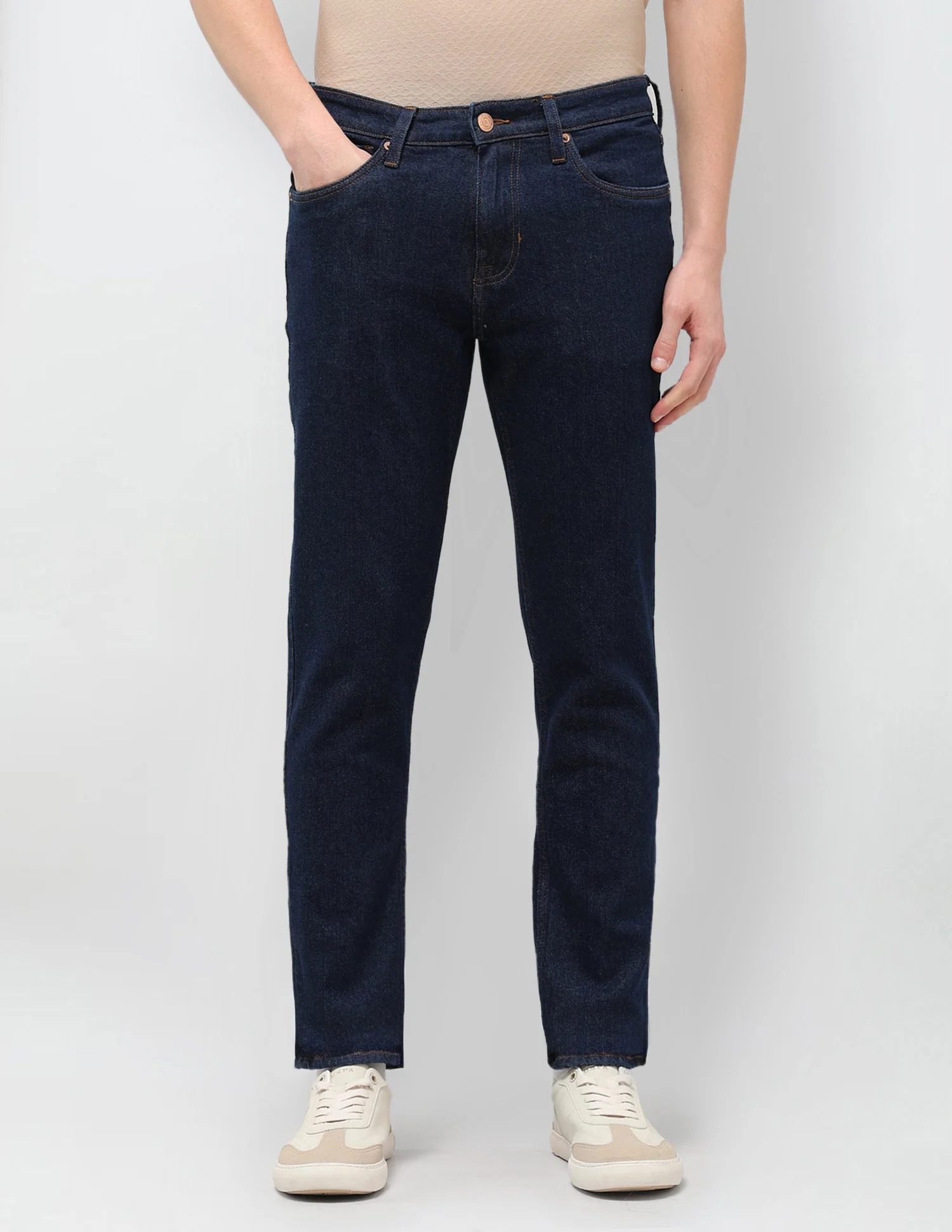Brandon Slim Tapered Fit Blue Jeans - Image 6