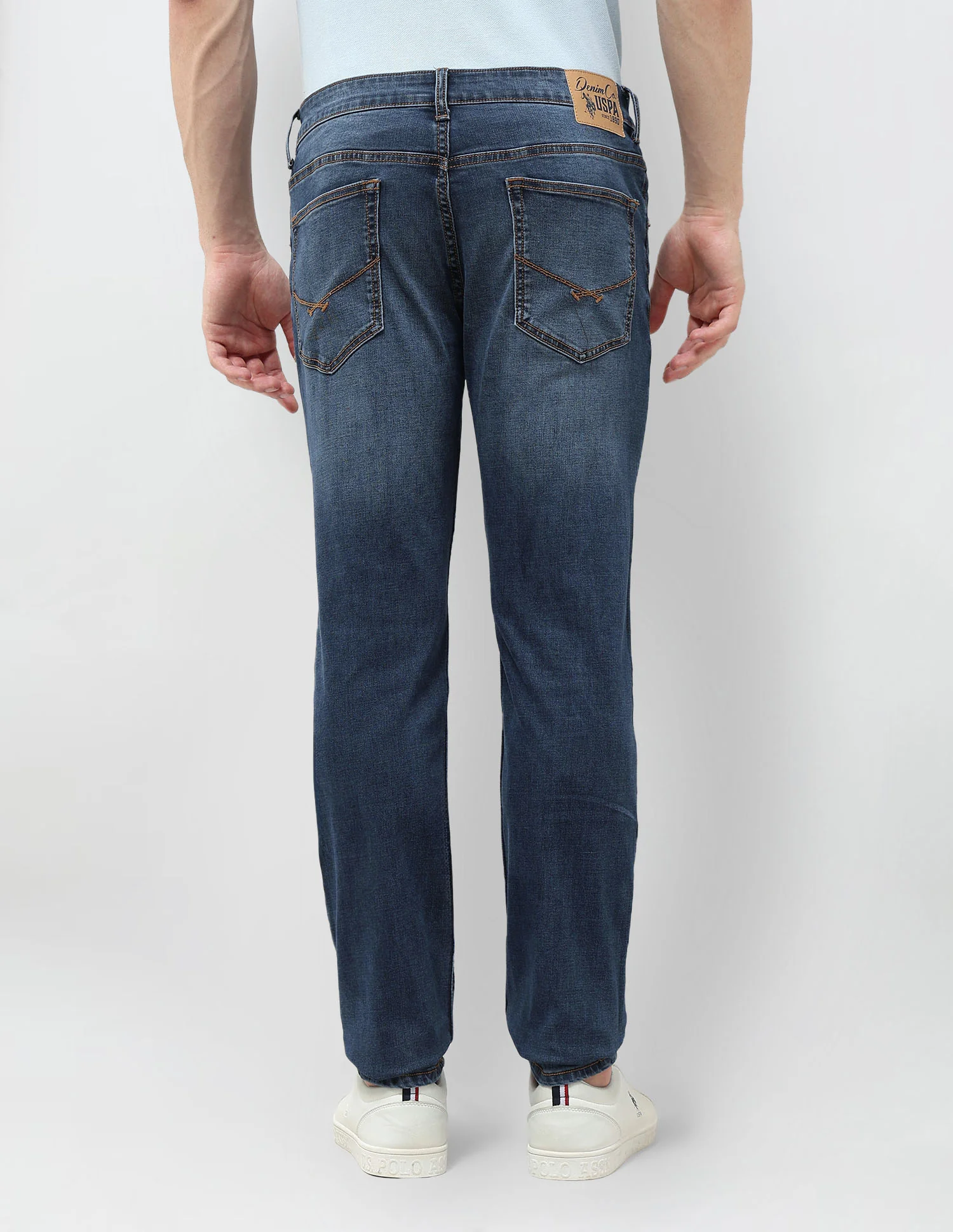 Brandon Slim Tapered Fit Blue Jeans - Image 5