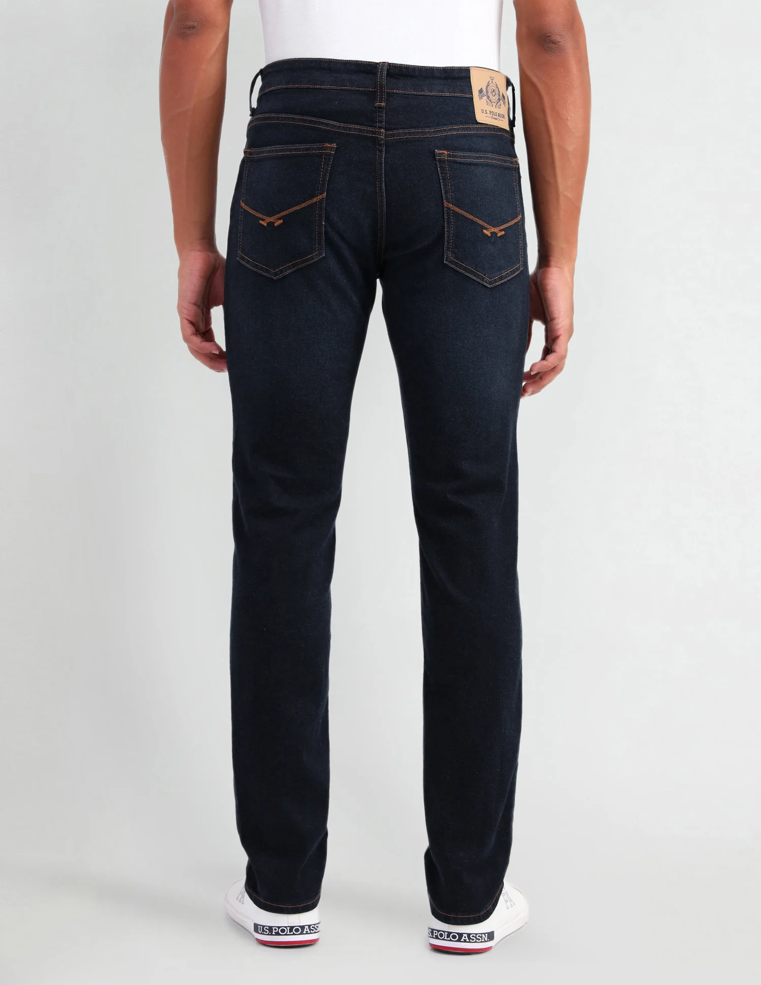 Brandon Slim Tapered Fit Blue Jeans - Image 5