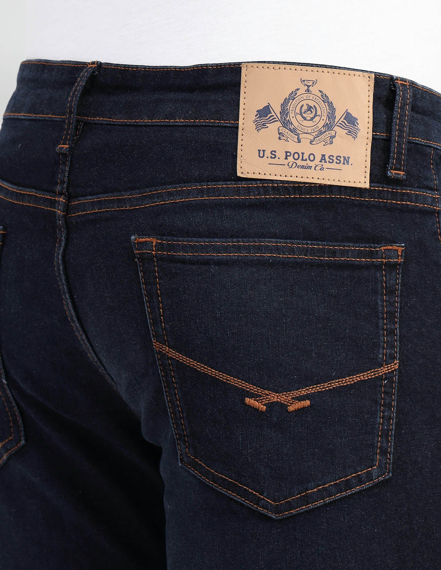 Brandon Slim Tapered Fit Blue Jeans - Image 7