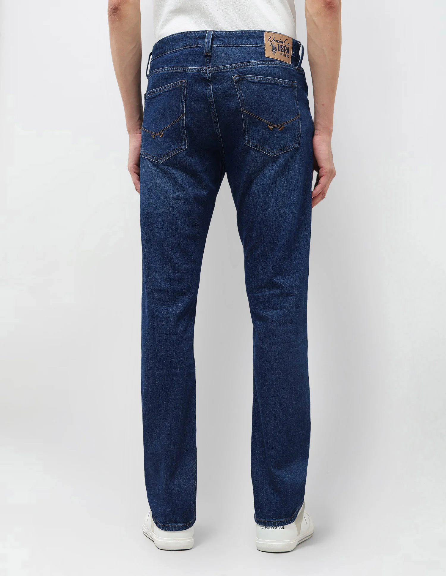 Brandon Slim Tapered Fit Blue Jeans - Image 5