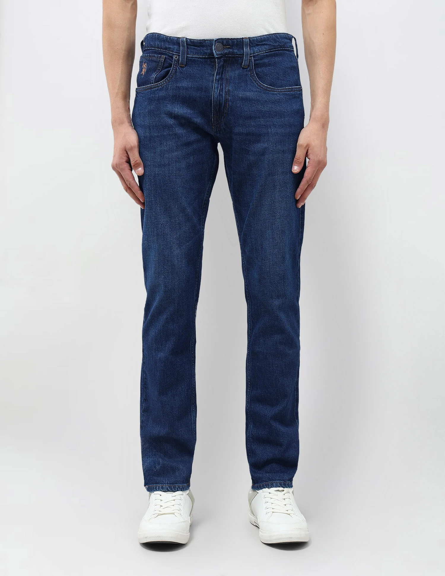 Brandon Slim Tapered Fit Blue Jeans - Image 6