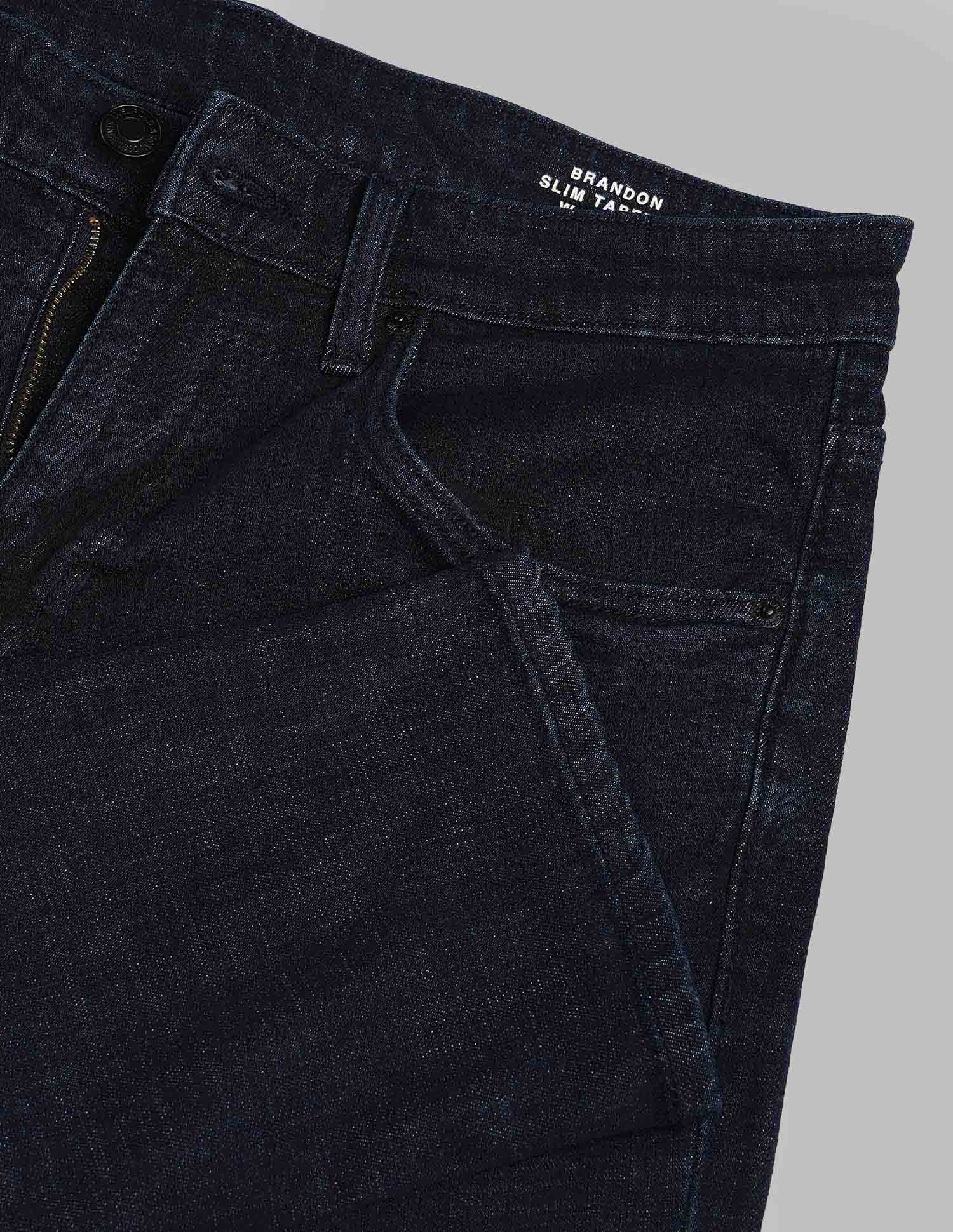 Brandon Slim Tapered Fit Blue Jeans - Image 2