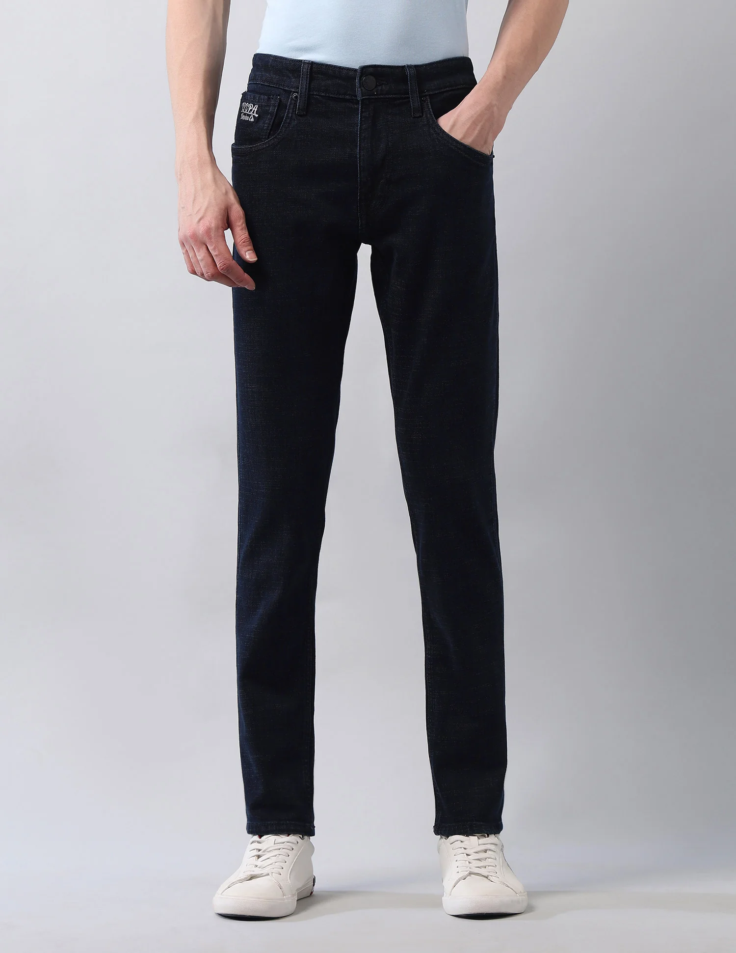 Brandon Slim Tapered Fit Blue Jeans - Image 6