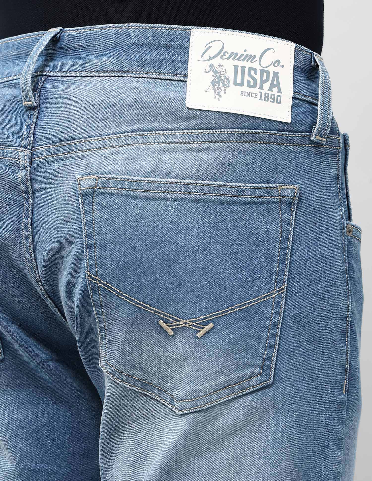 Brandon Slim Tapered Fit Blue Jeans - Image 8