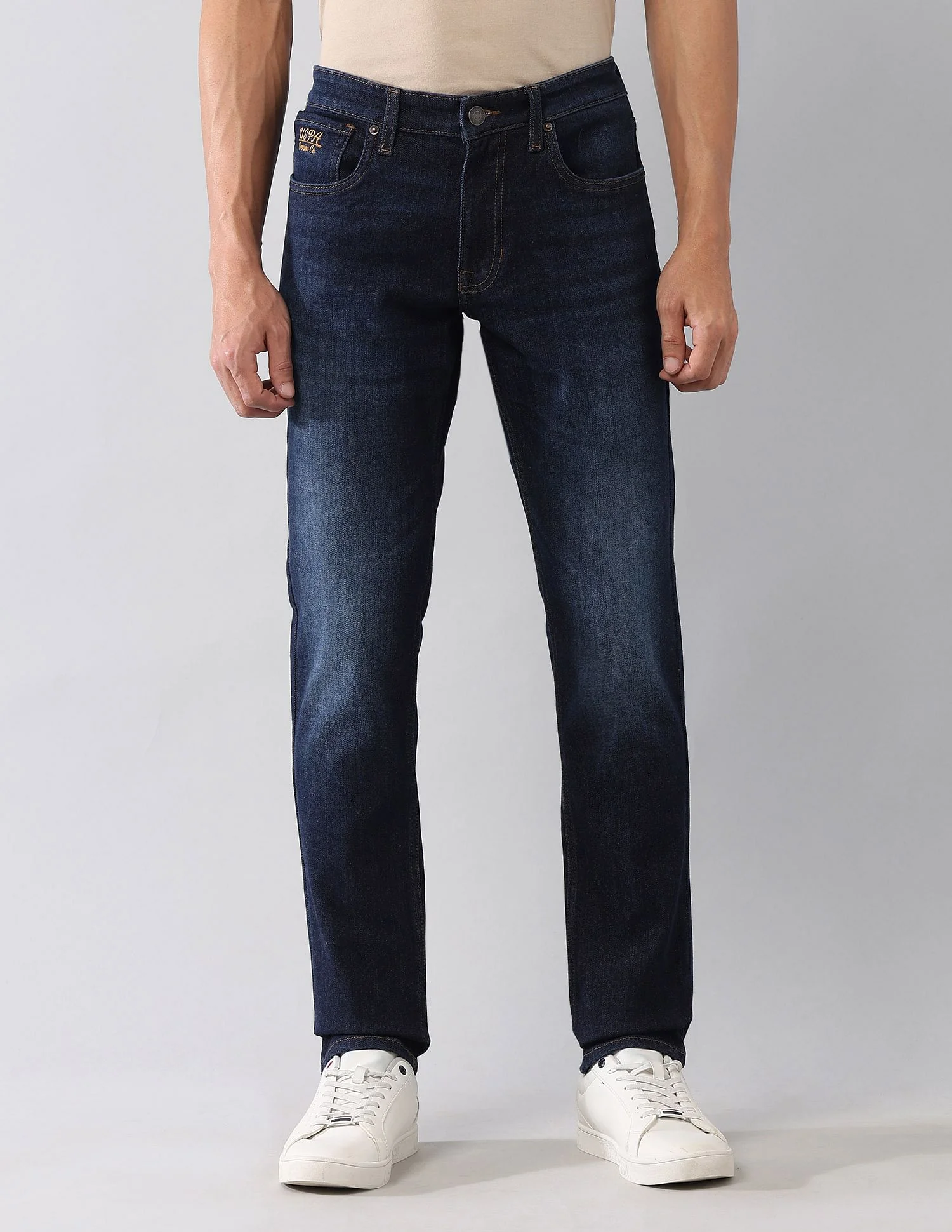 Brandon Slim Tapered Fit Blue Jeans - Image 6
