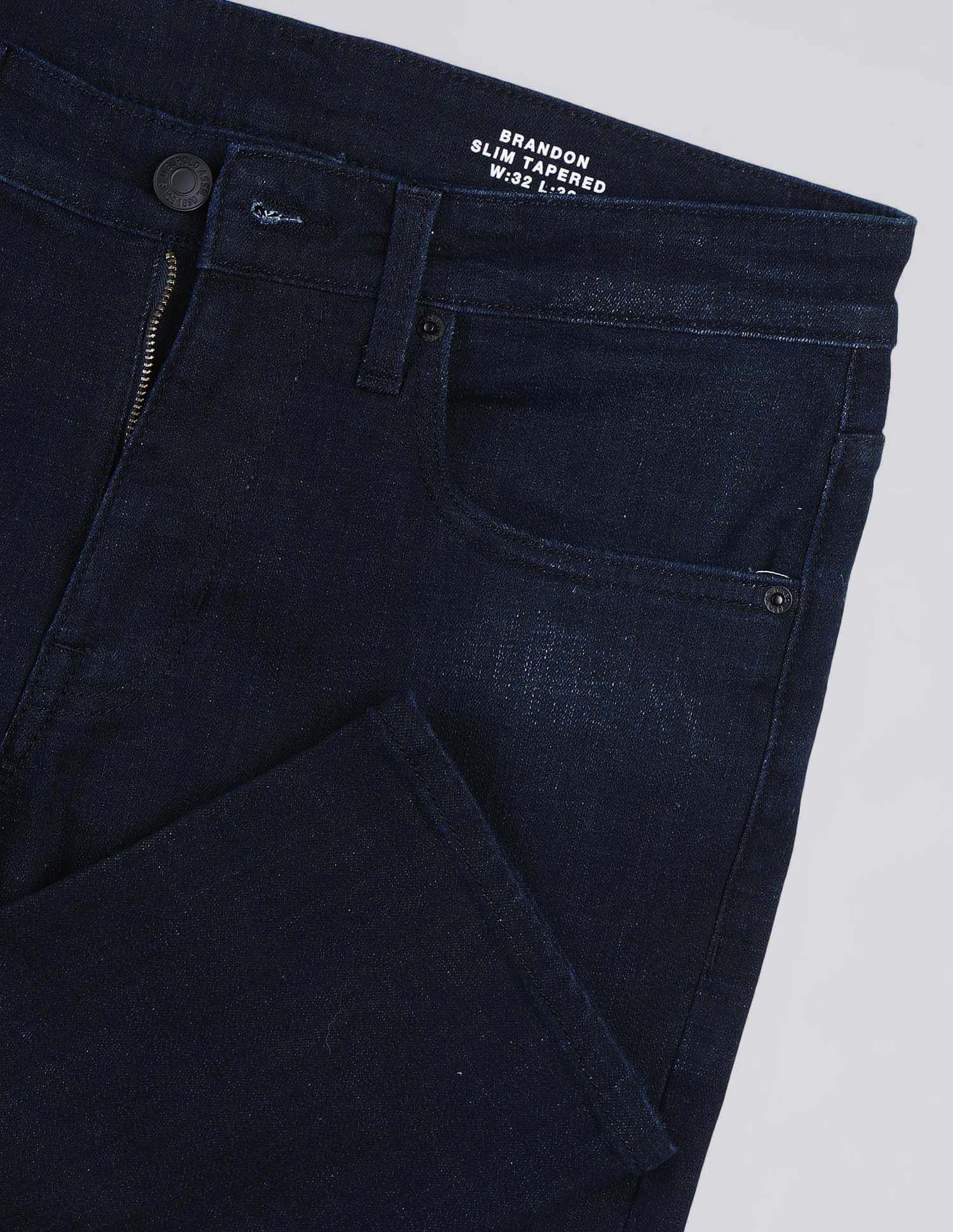 Brandon Slim Tapered Fit Blue Jeans - Image 2