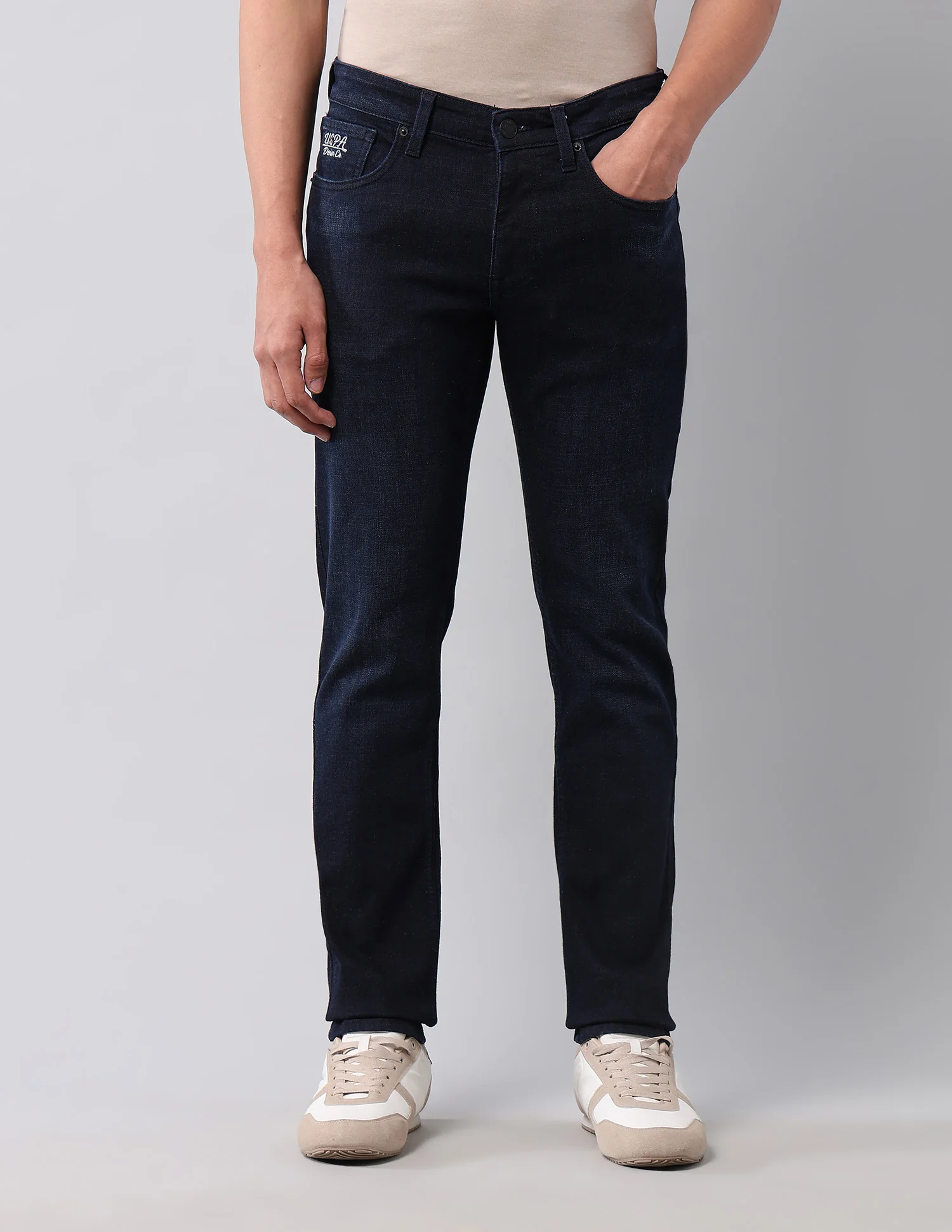 Brandon Slim Tapered Fit Blue Jeans - Image 6