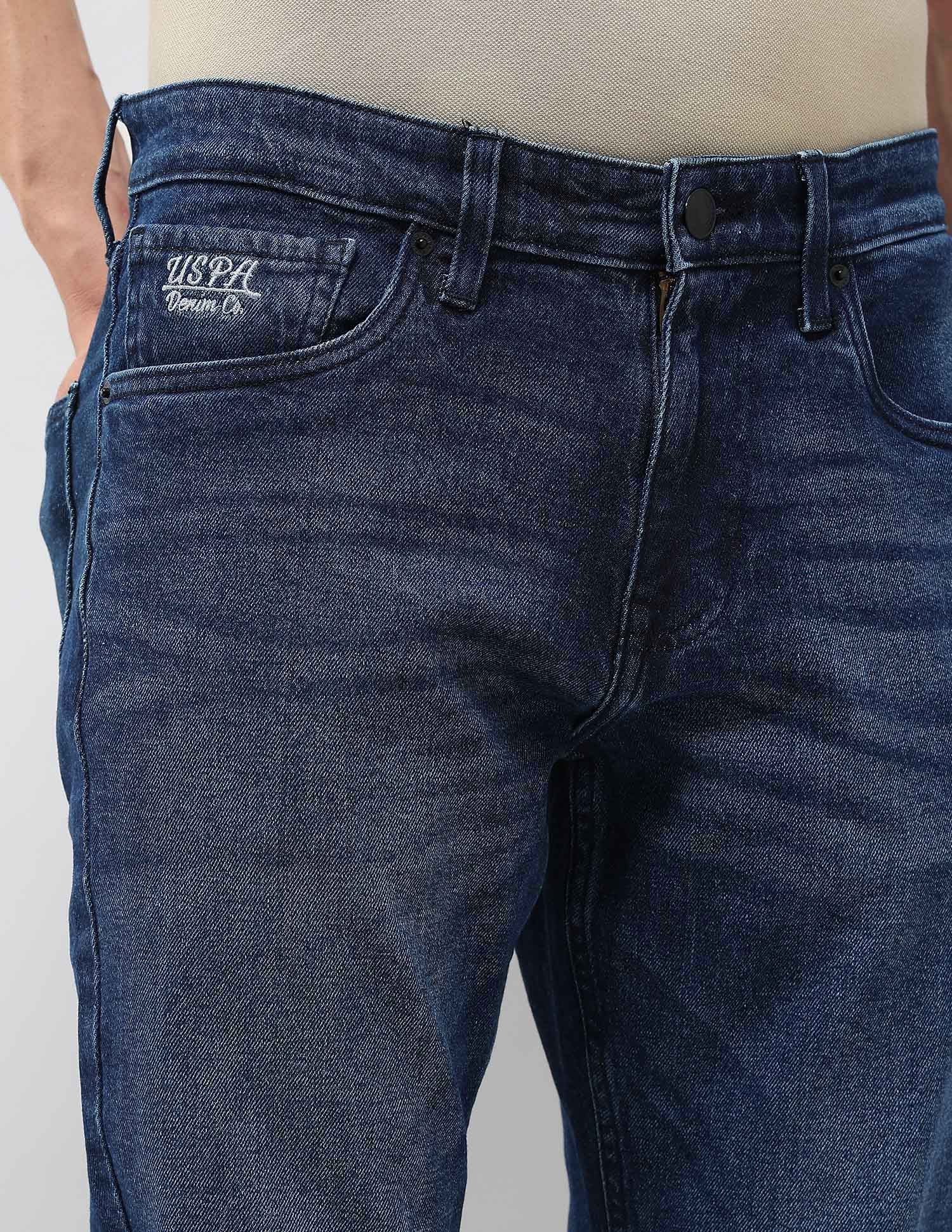 Brandon Slim Tapered Fit Blue Jeans - Image 7