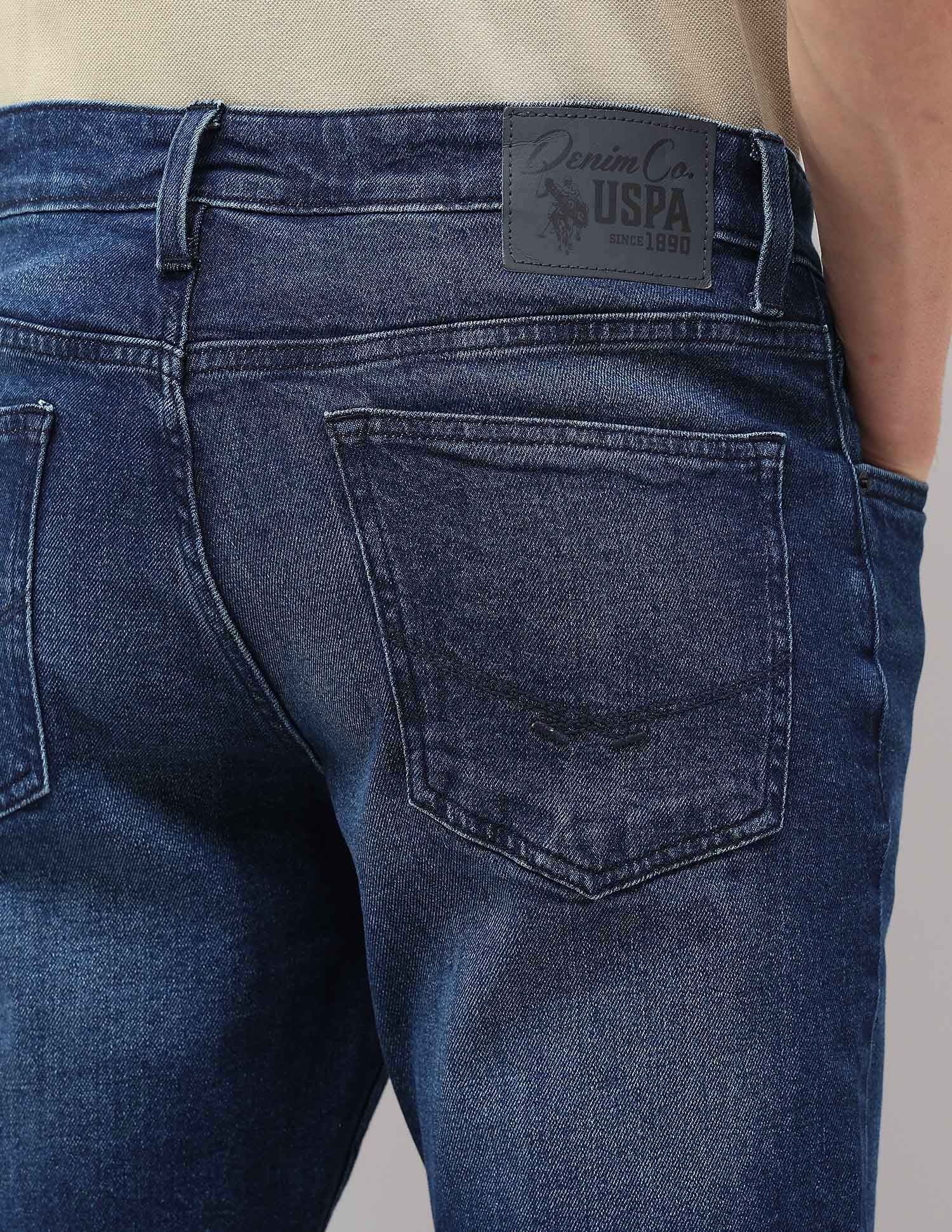 Brandon Slim Tapered Fit Blue Jeans - Image 8