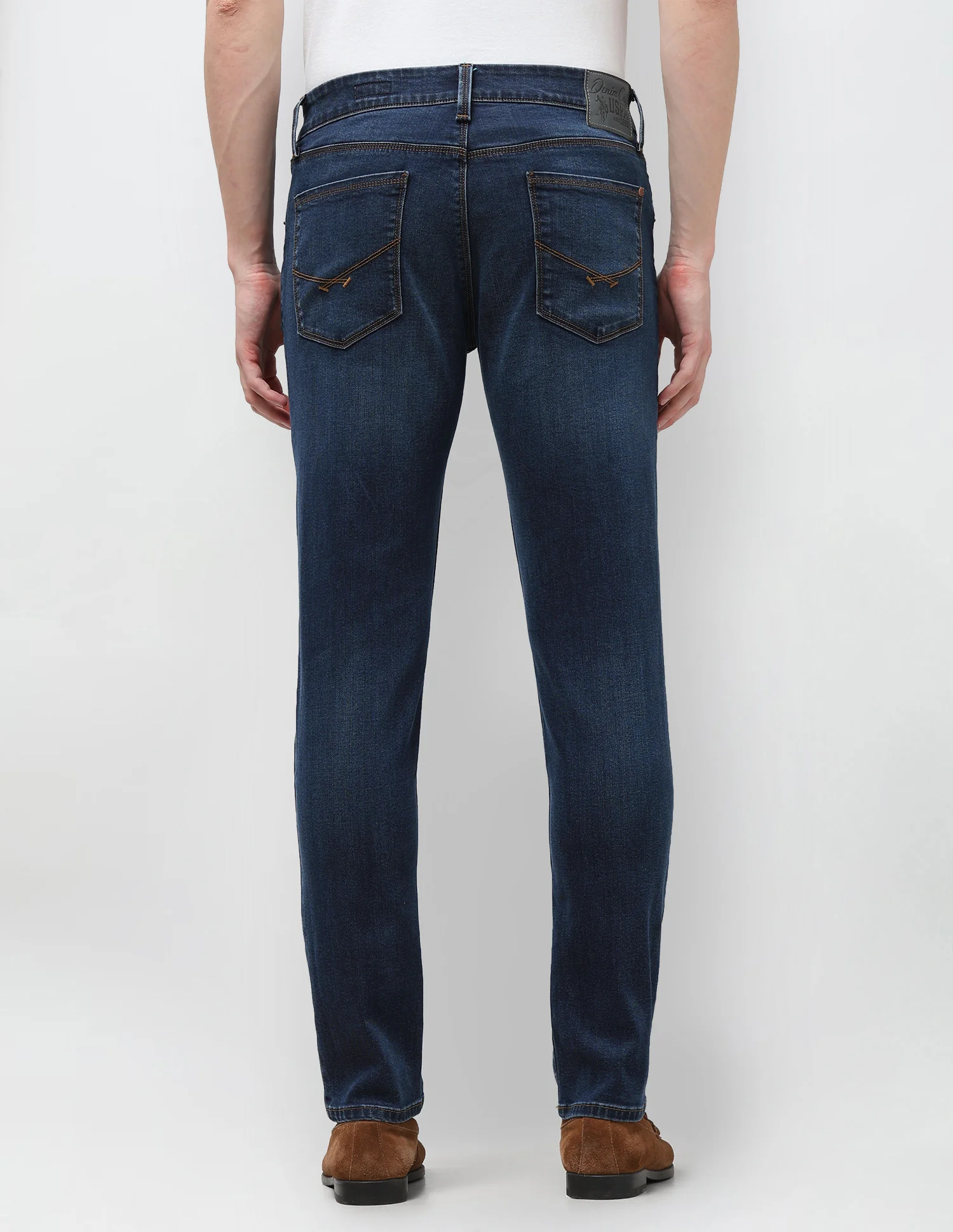 Brandon Slim Tapered Fit Blue Jeans - Image 5