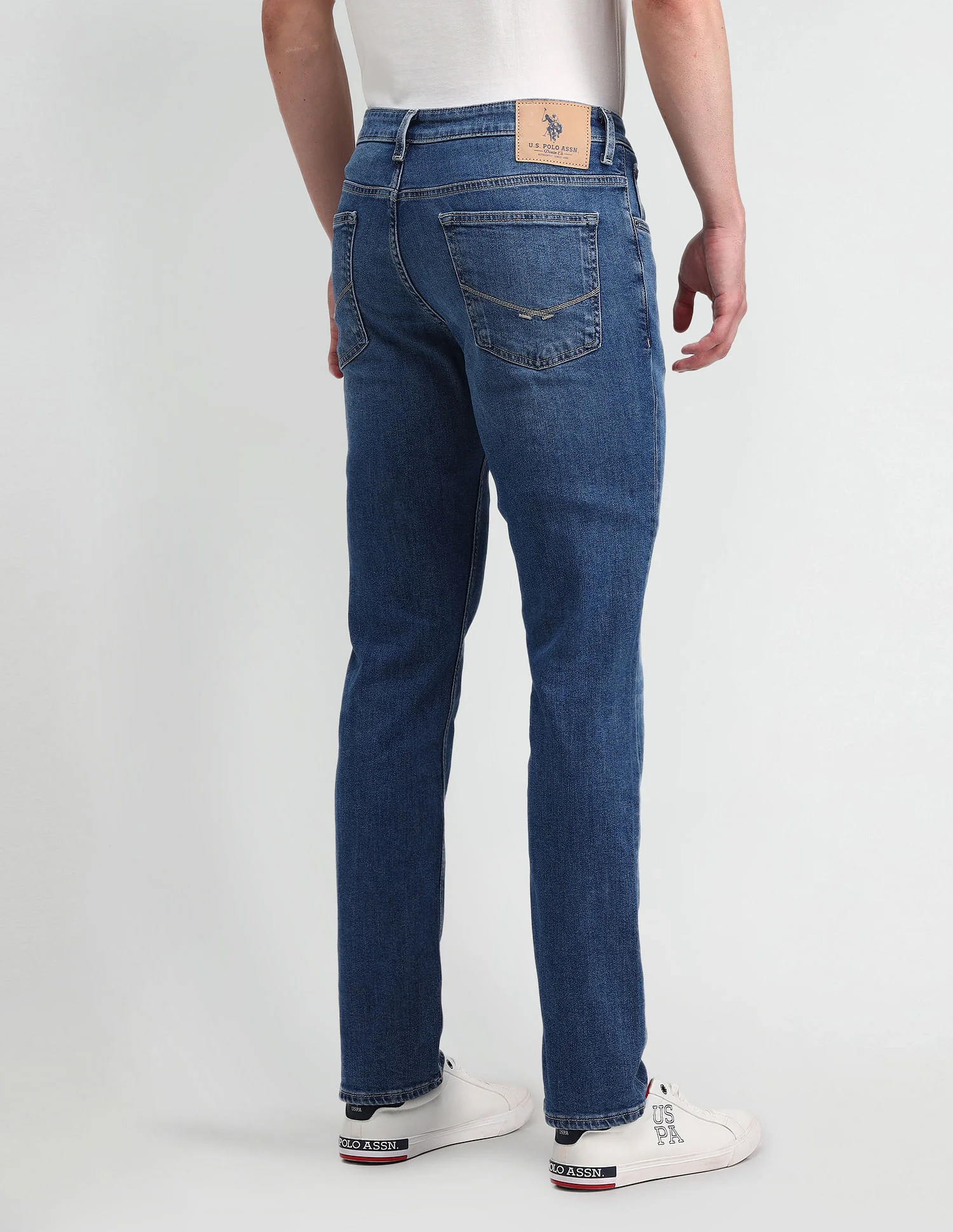 Brandon Slim Tapered Fit Blue Jeans - Image 5