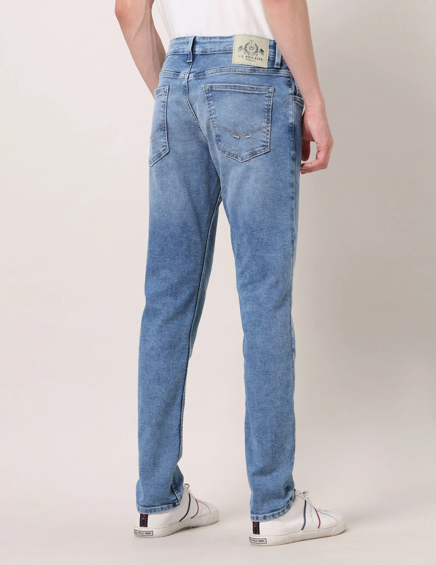 Brandon Slim Tapered Fit Blue Jeans - Image 5