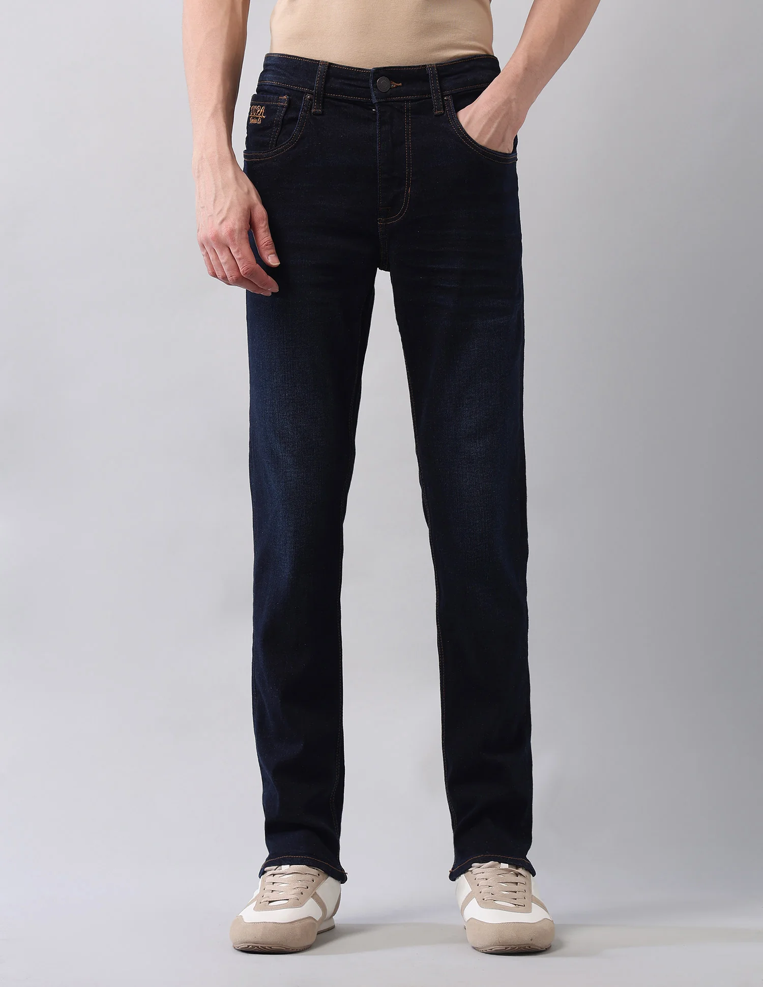 Brandon Slim Tapered Fit Blue Jeans - Image 6