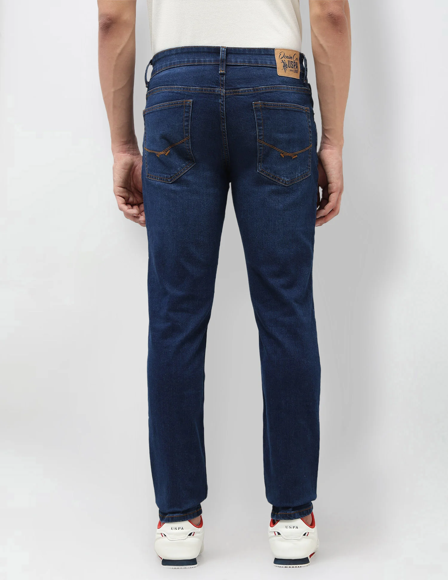 Brandon Slim Tapered Fit Blue Jeans - Image 5