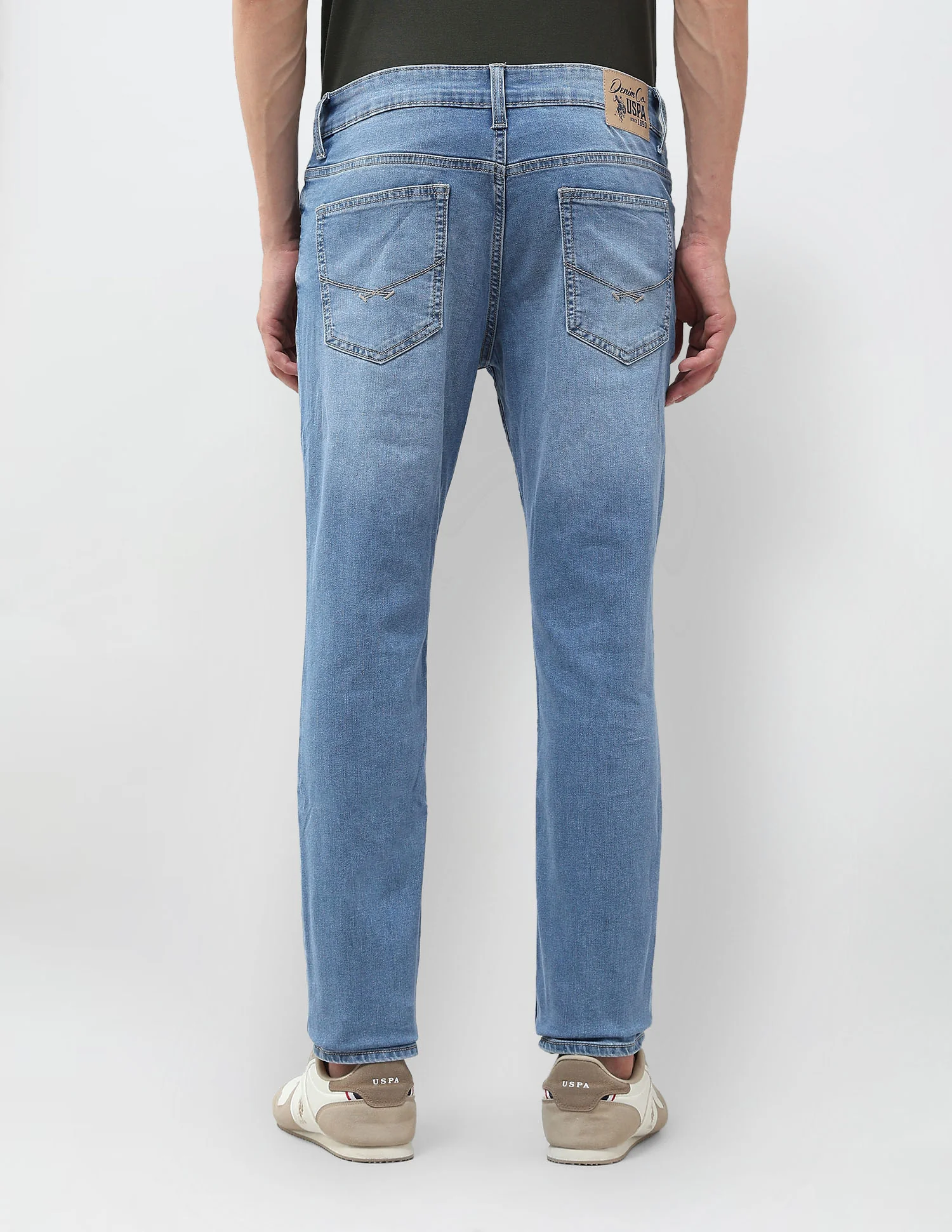 Brandon Slim Tapered Fit Blue Jeans - Image 5