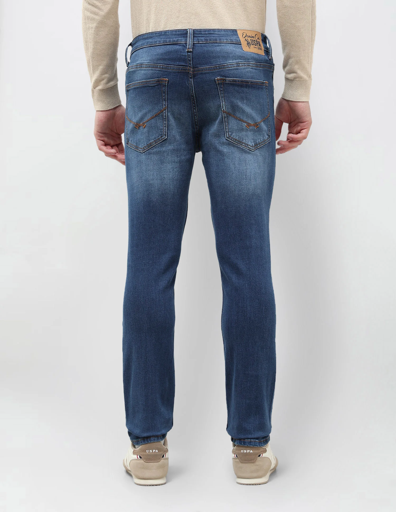 Brandon Slim Tapered Fit Blue Jeans - Image 5