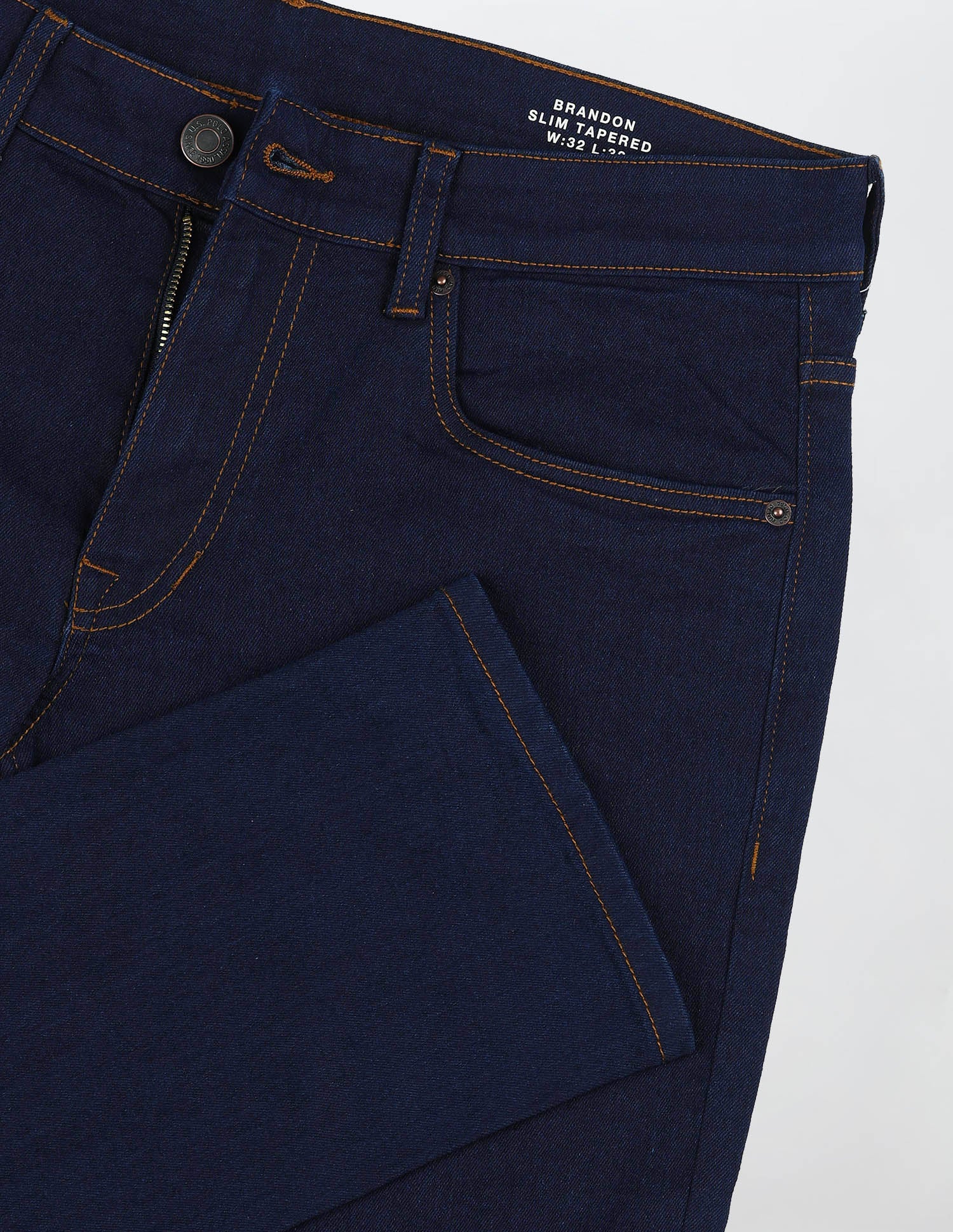 Brandon Slim Tapered Fit Blue Jeans - Image 2