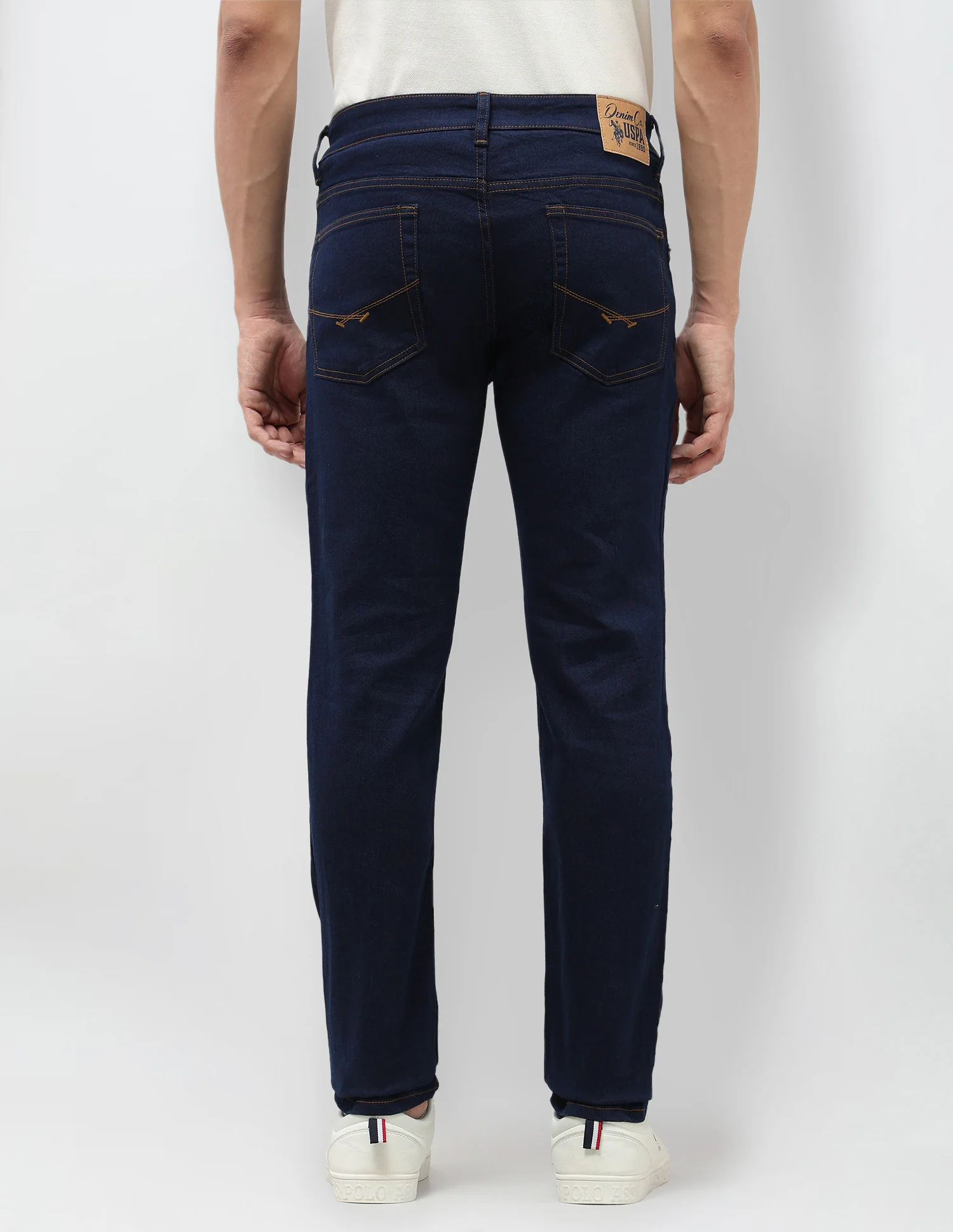 Brandon Slim Tapered Fit Blue Jeans - Image 5