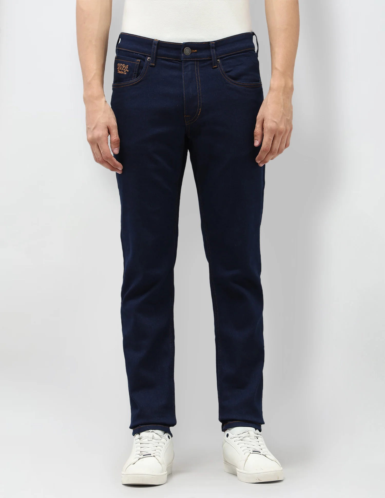 Brandon Slim Tapered Fit Blue Jeans - Image 6