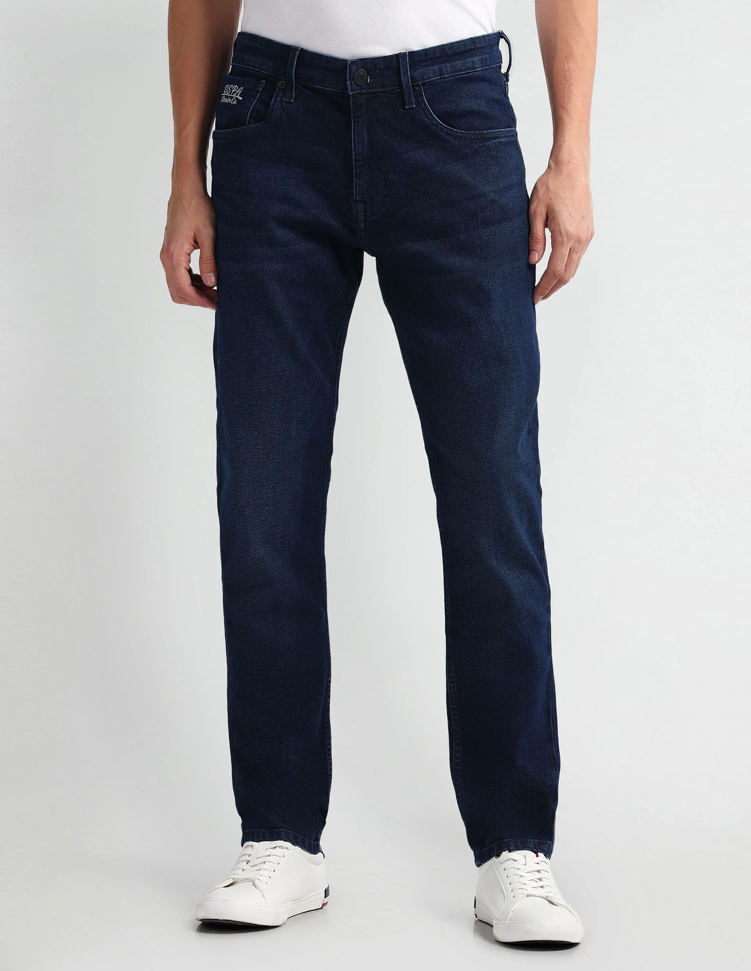 Brandon Slim Tapered Fit Blue Jeans - Image 6