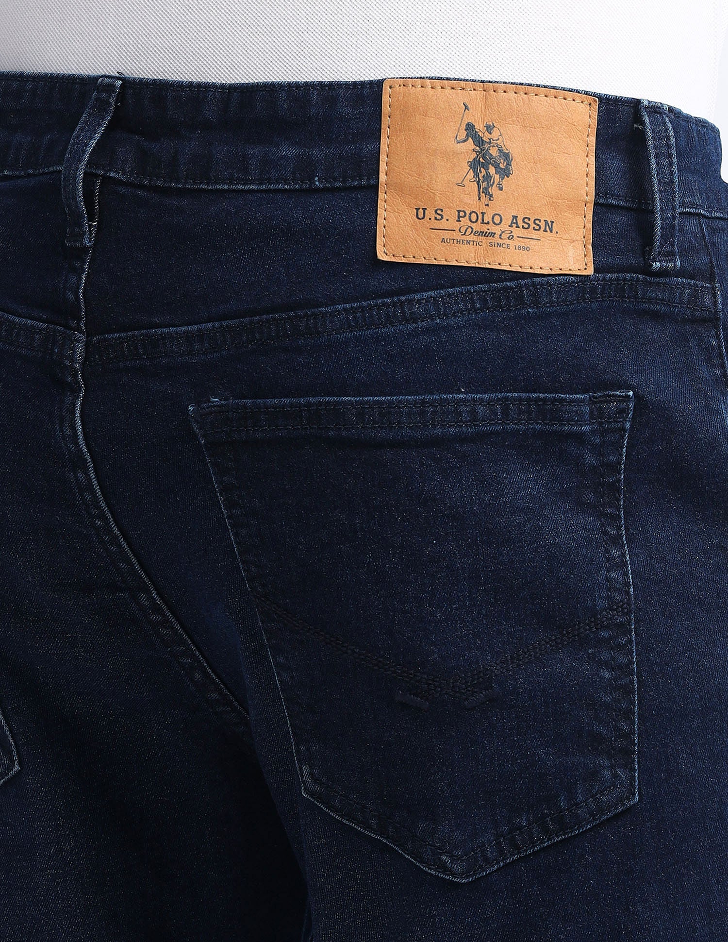 Brandon Slim Tapered Fit Blue Jeans - Image 8