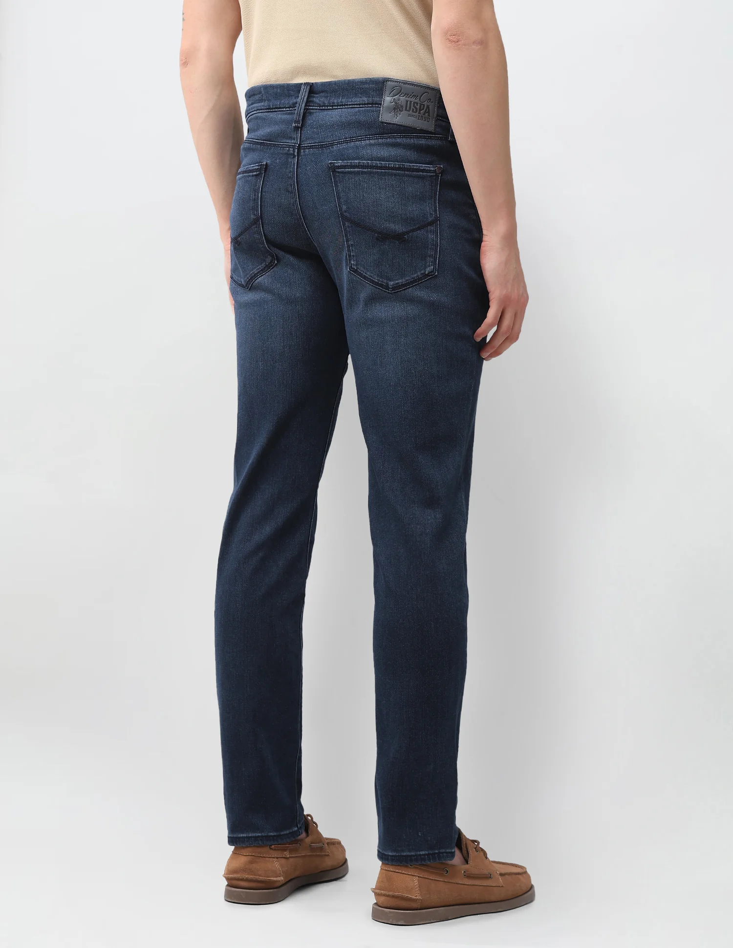 Brandon Slim Tapered Fit Blue Jeans - Image 5