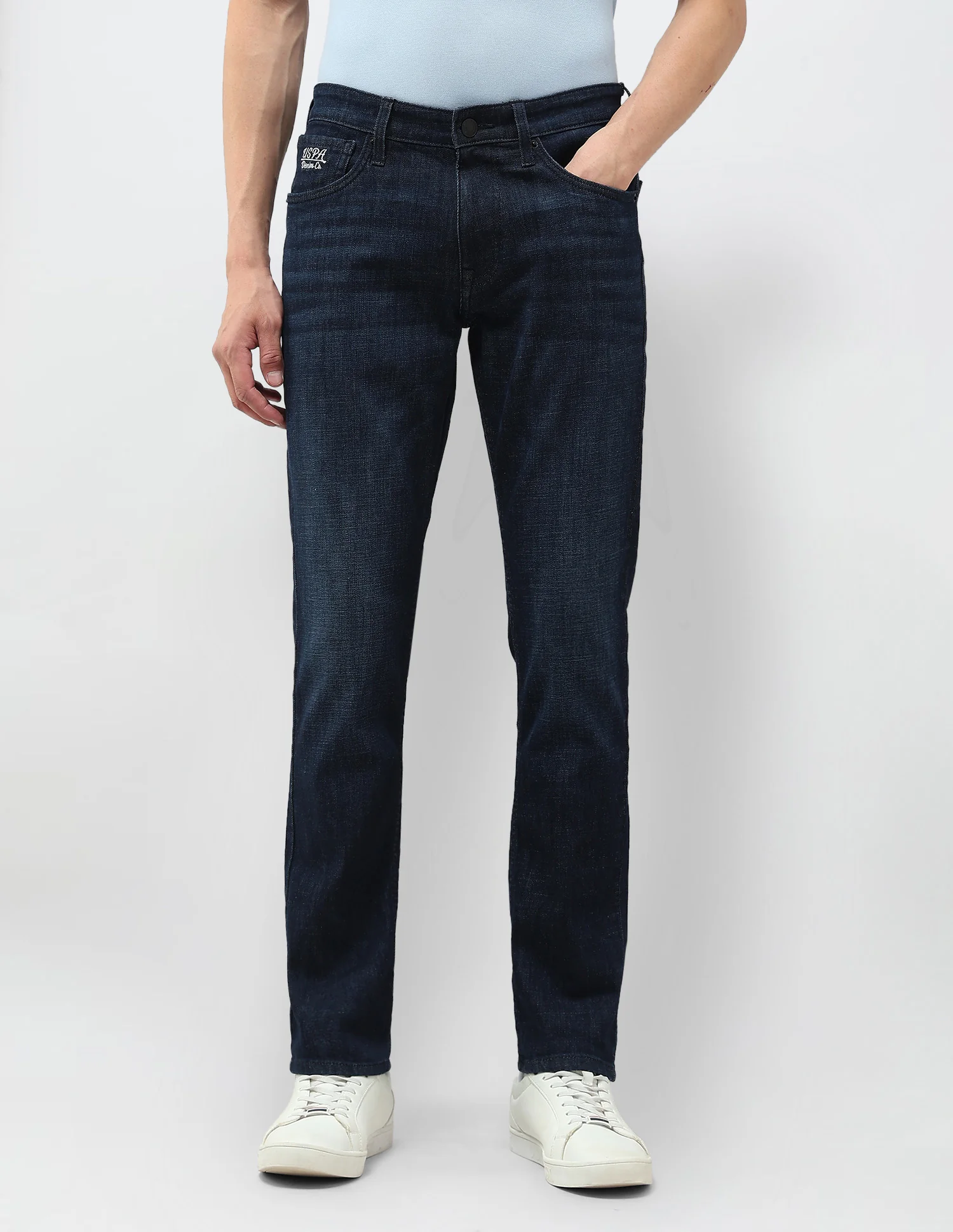 Brandon Slim Tapered Fit Blue Jeans - Image 6