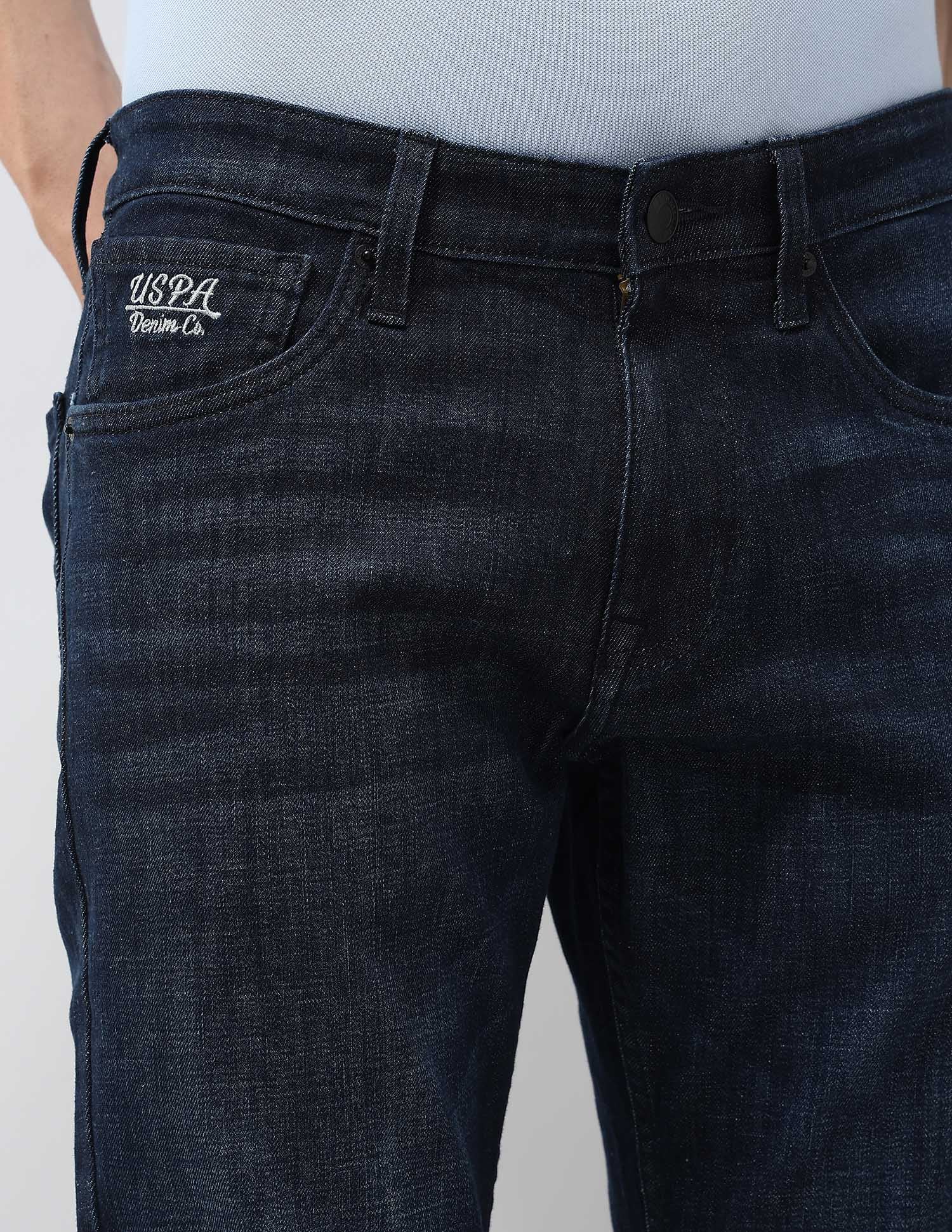Brandon Slim Tapered Fit Blue Jeans - Image 7