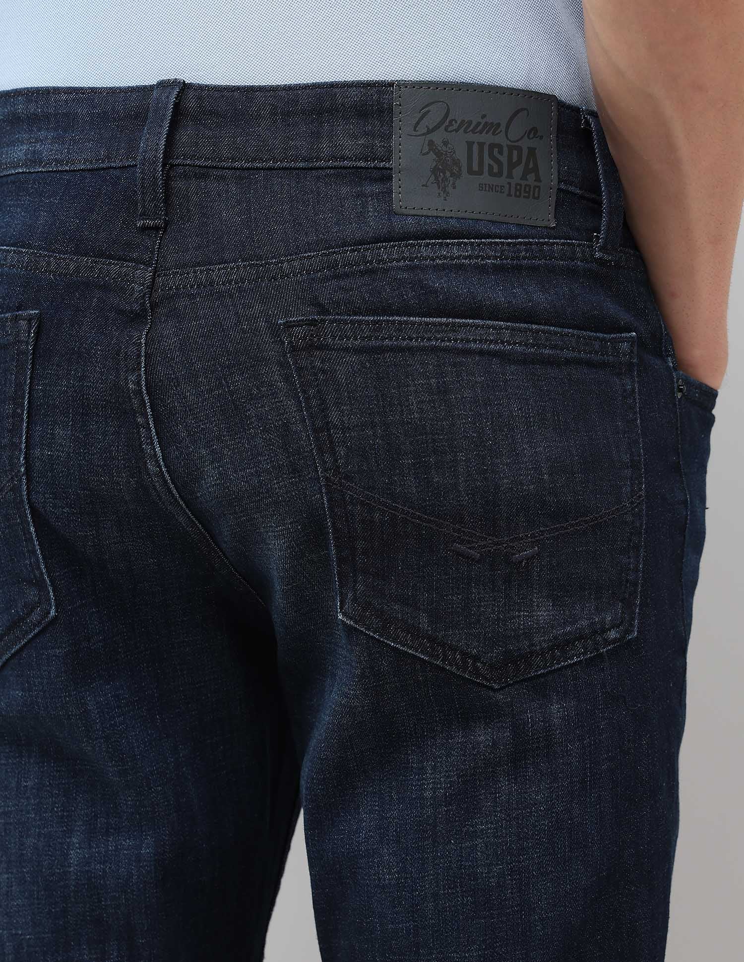 Brandon Slim Tapered Fit Blue Jeans - Image 8