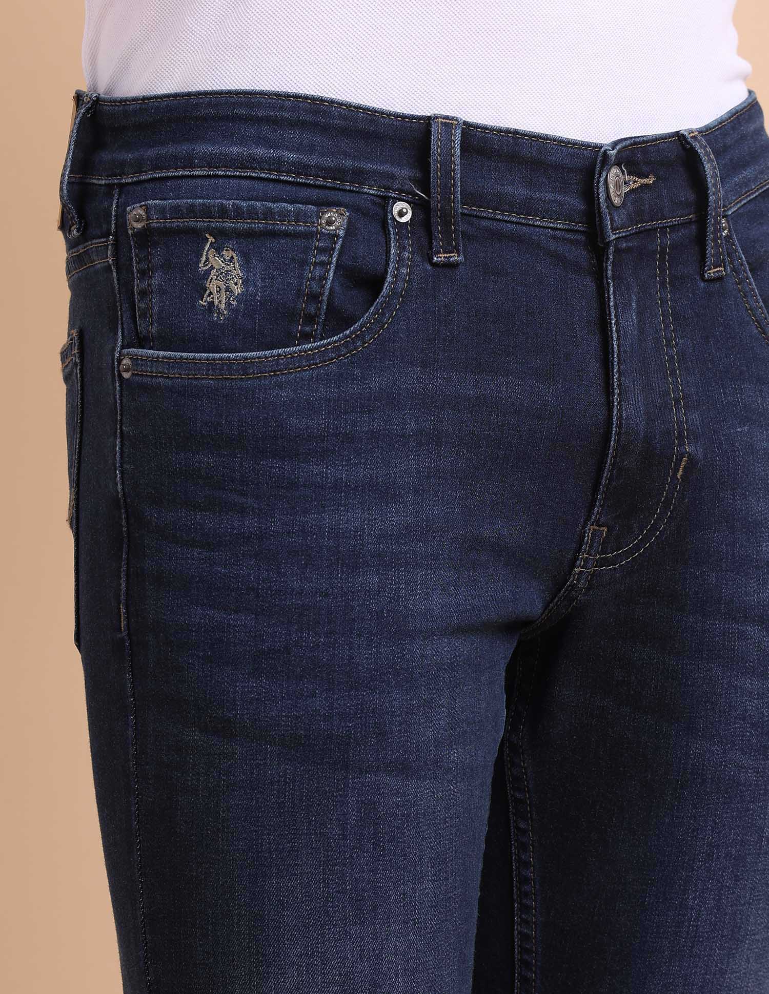 Brandon Slim Tapered Fit Blue Jeans - Image 7