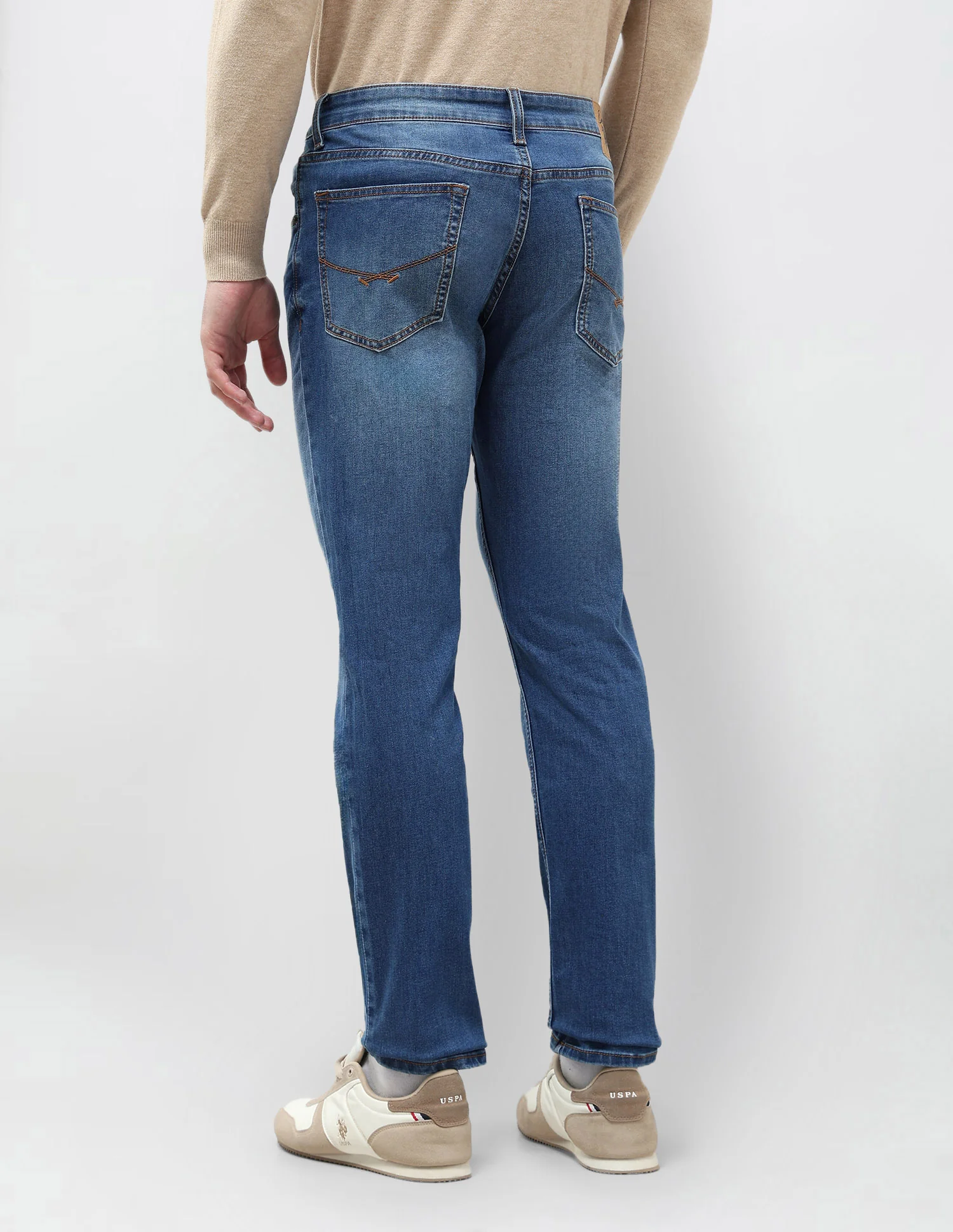Brandon Slim Tapered Fit Blue Jeans - Image 5