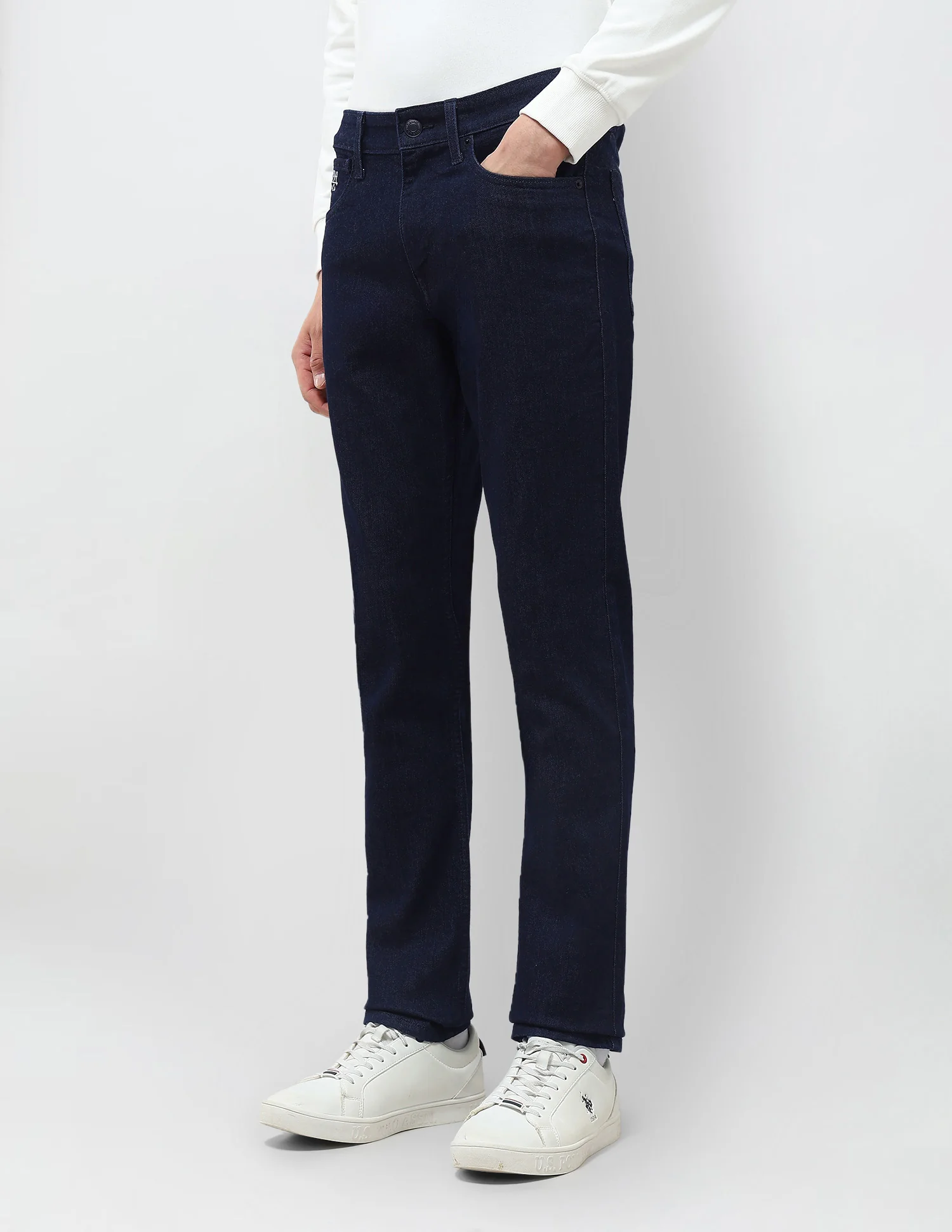 Brandon Slim Tapered Fit Blue Jeans - Image 4