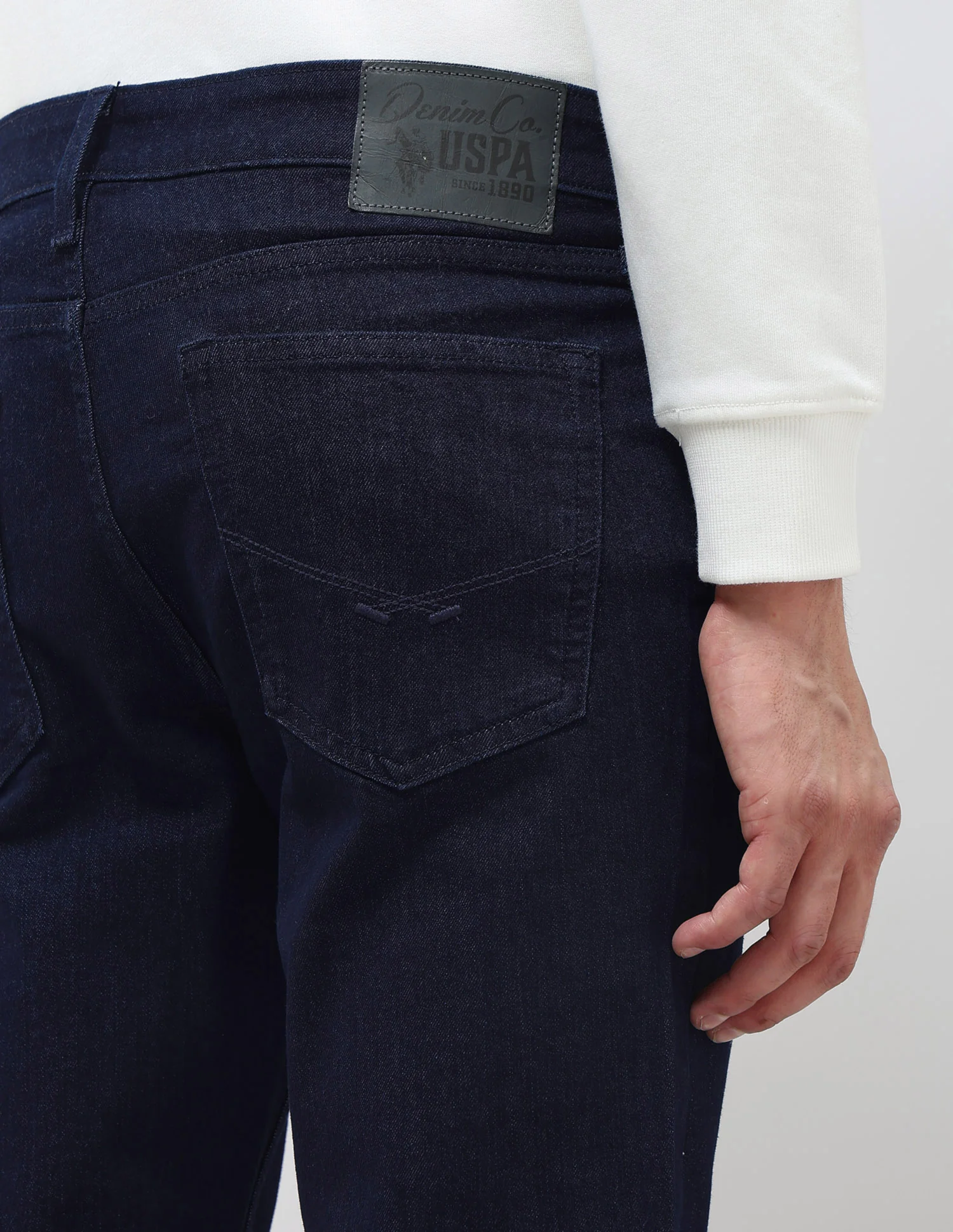 Brandon Slim Tapered Fit Blue Jeans - Image 8