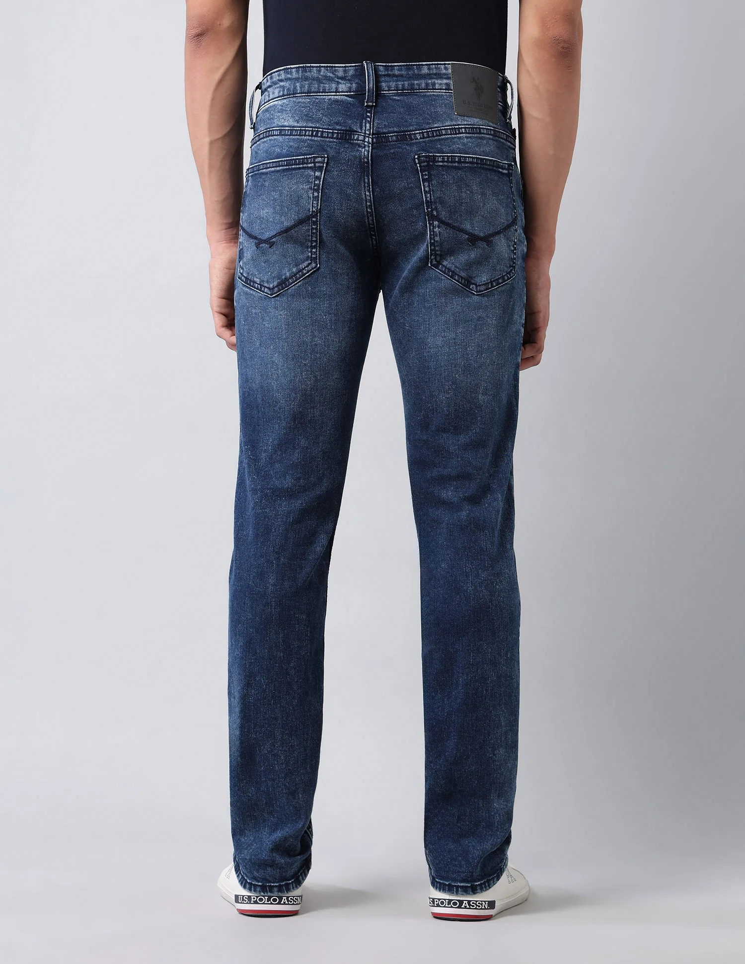 Brandon Slim Tapered Fit Blue Jeans - Image 5