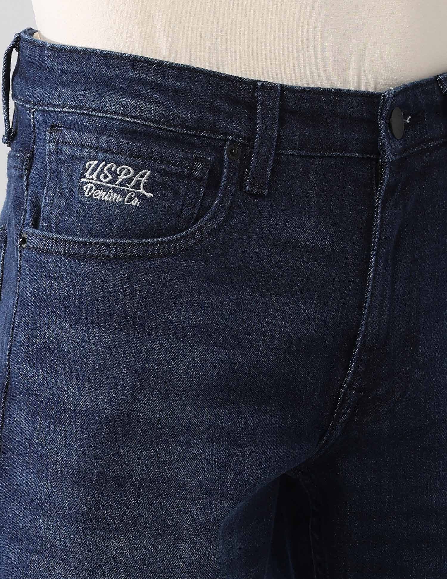 Brandon Slim Tapered Fit Blue Jeans - Image 7