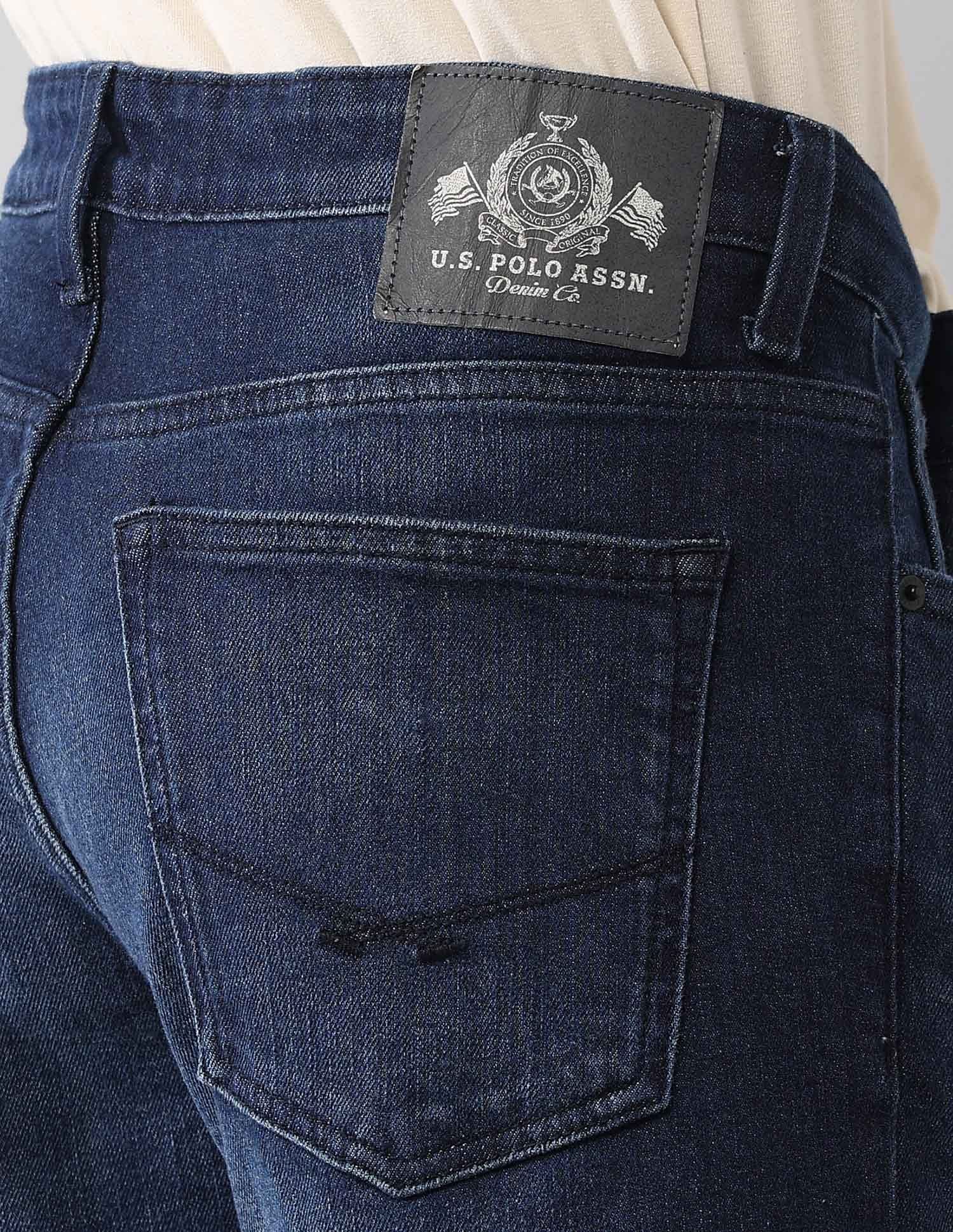 Brandon Slim Tapered Fit Blue Jeans - Image 8