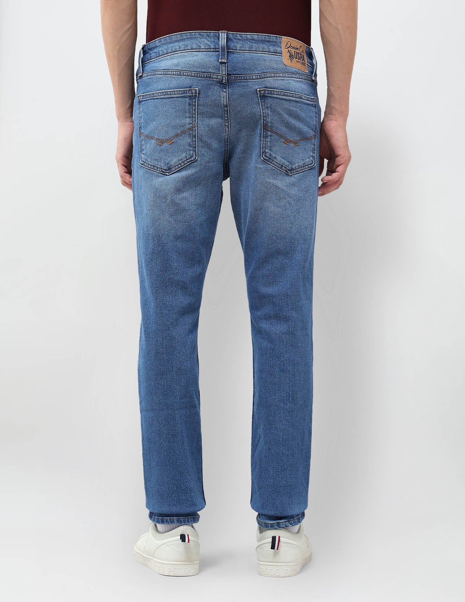 Brandon Slim Tapered Fit Blue Jeans - Image 5