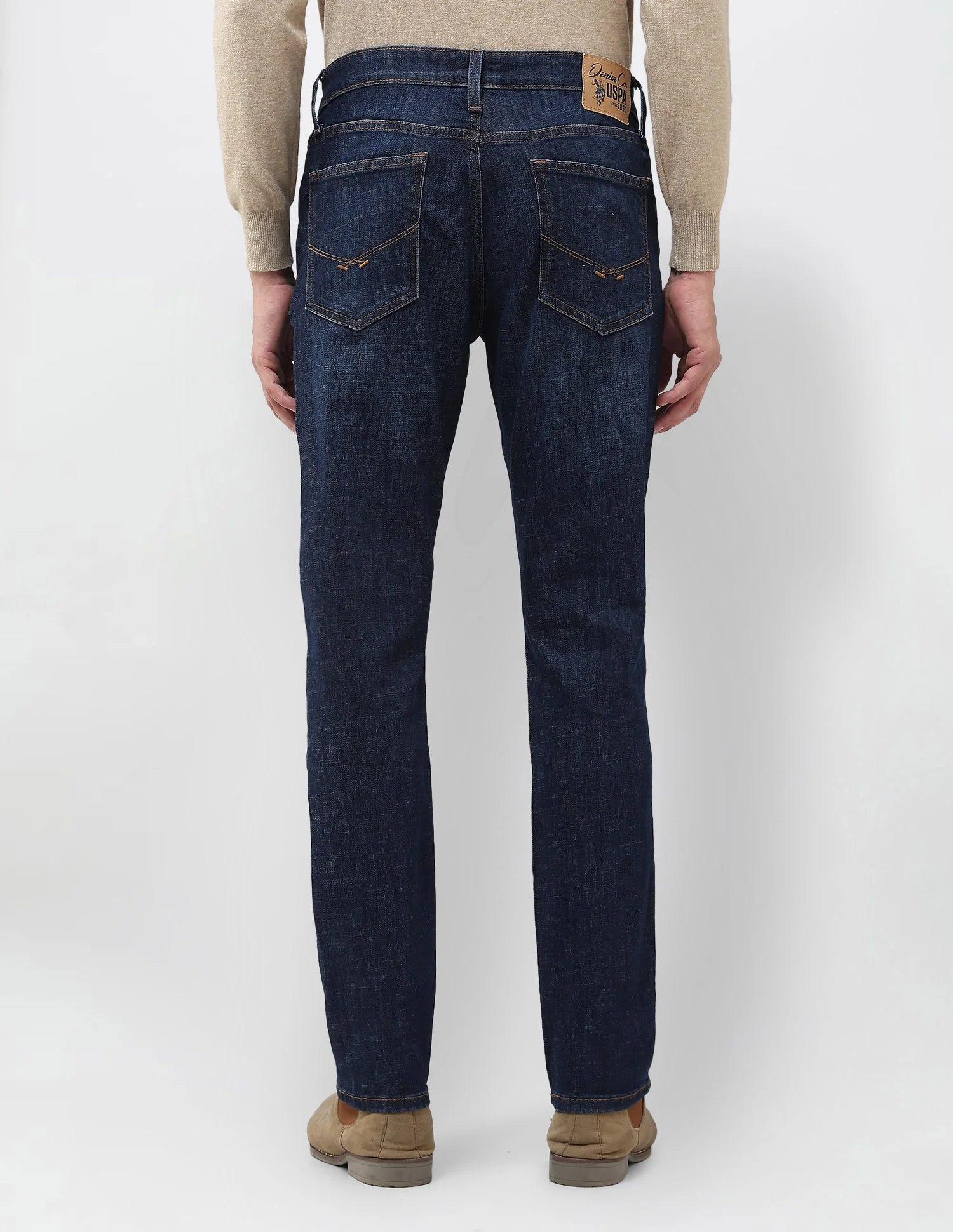 Brandon Slim Tapered Fit Blue Jeans - Image 5