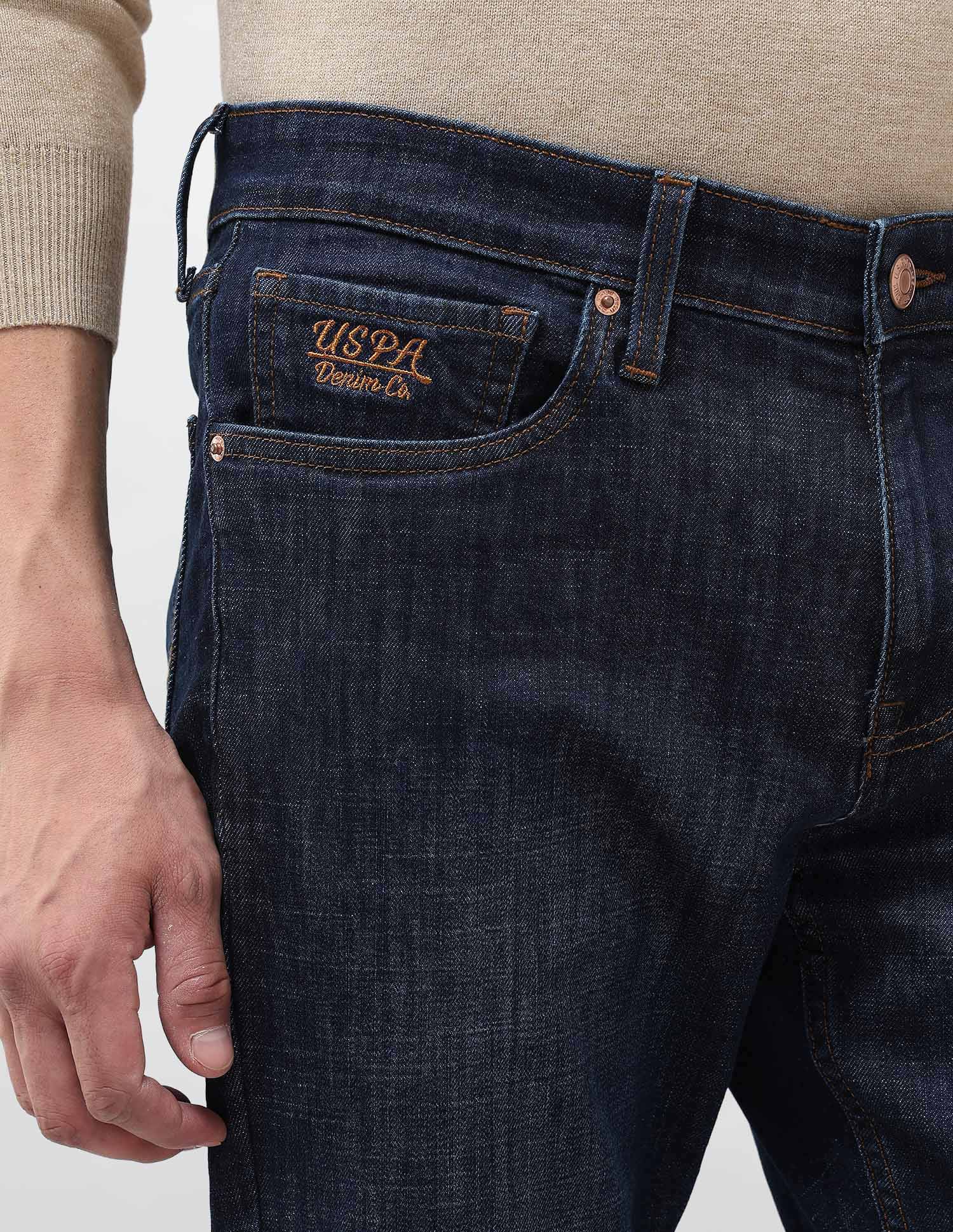 Brandon Slim Tapered Fit Blue Jeans - Image 7