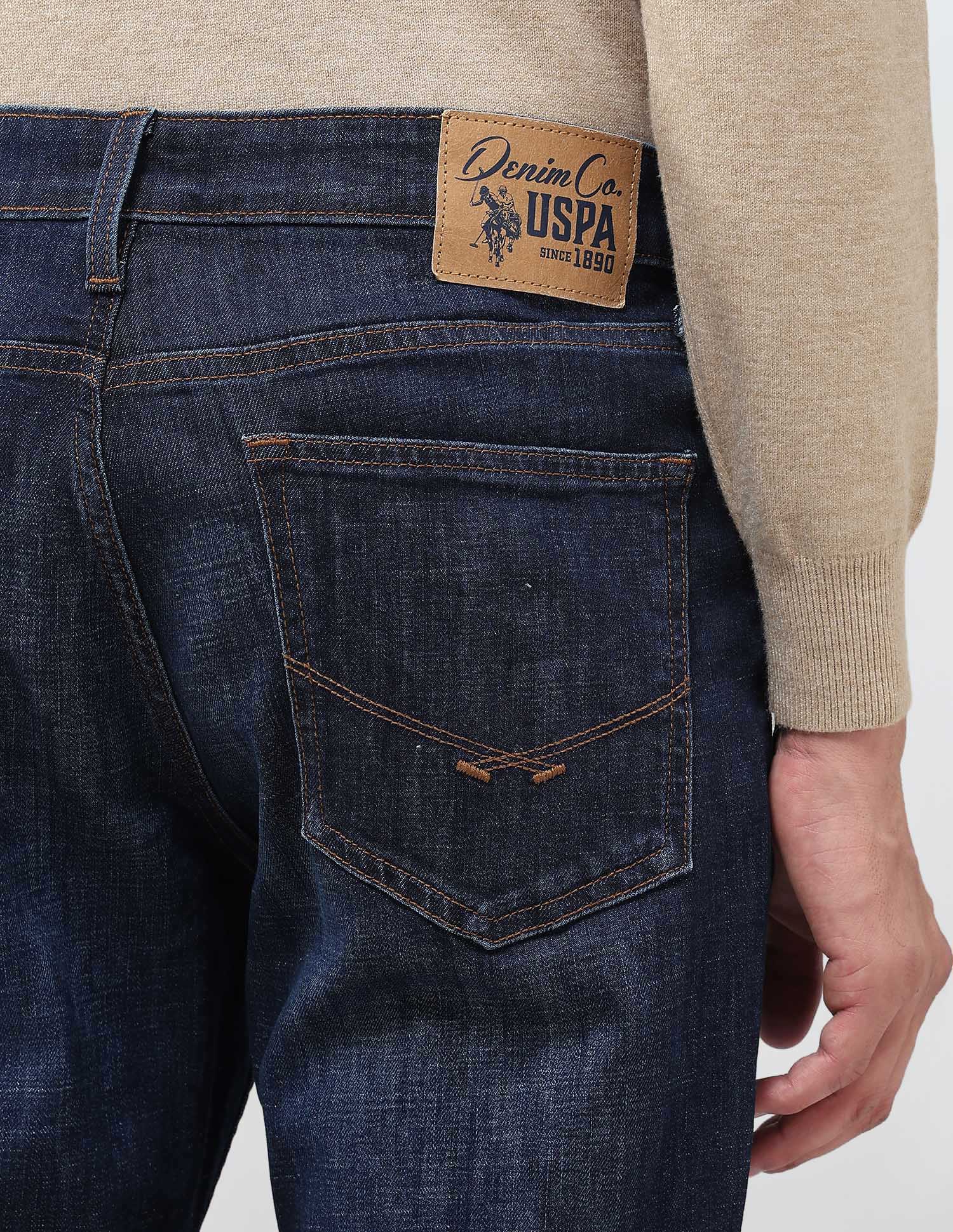Brandon Slim Tapered Fit Blue Jeans - Image 8