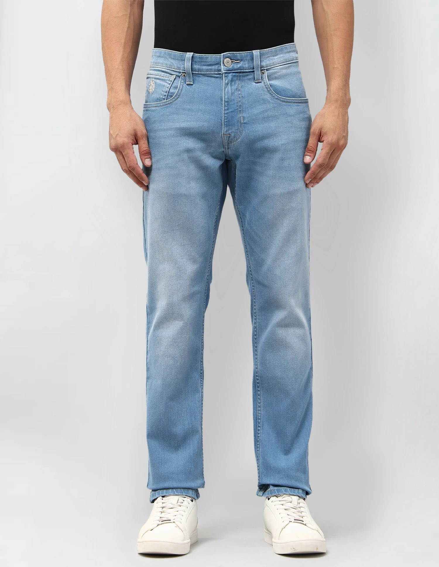 Brandon Slim Tapered Fit Blue Jeans - Image 6