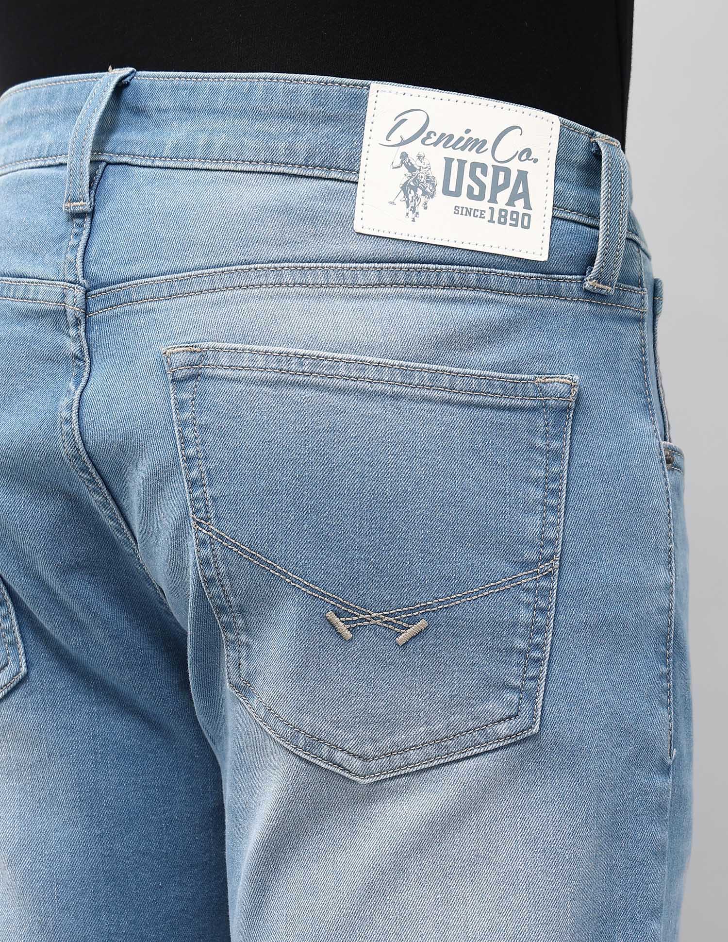 Brandon Slim Tapered Fit Blue Jeans - Image 8